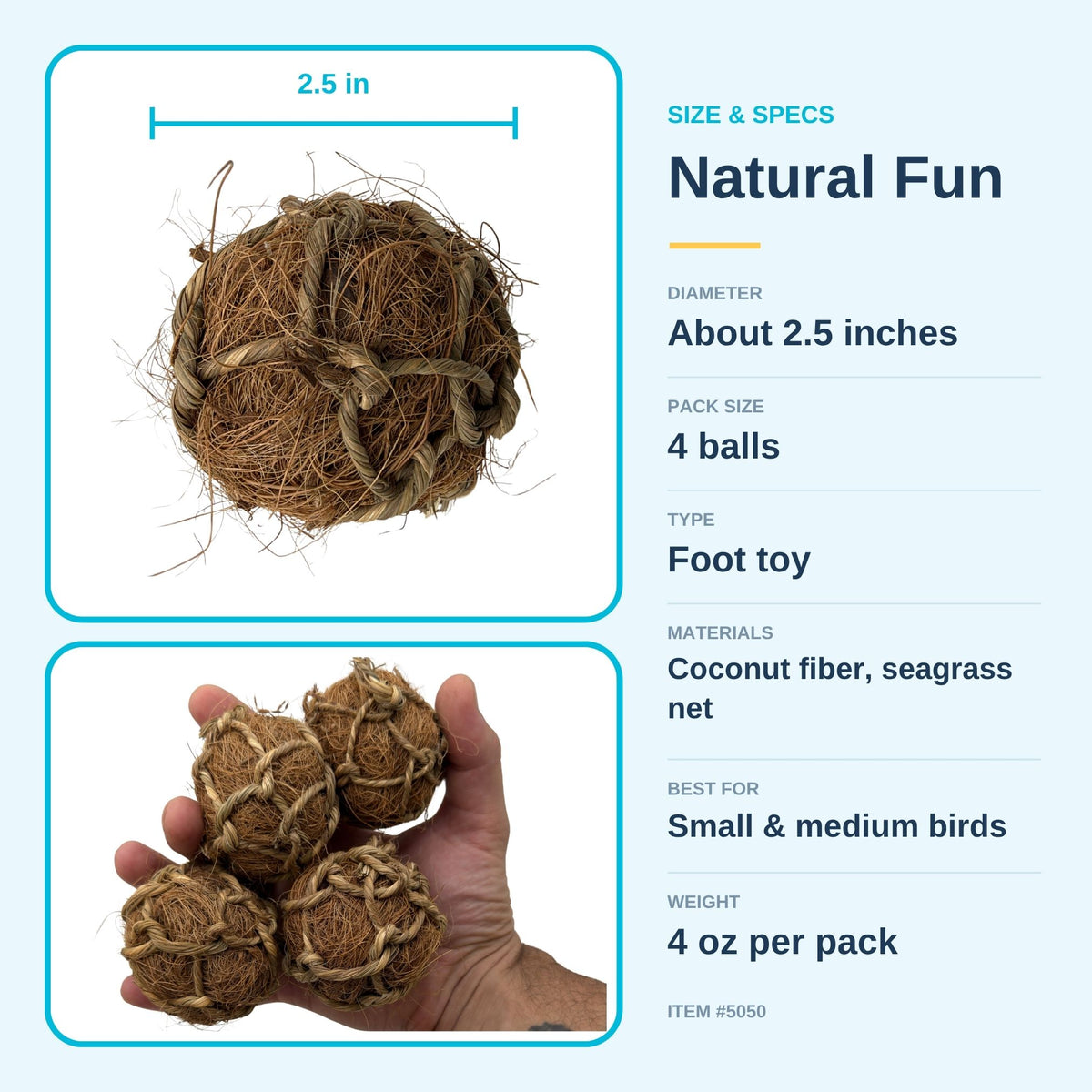 Pk4 Coconut Fiber Ball #5050