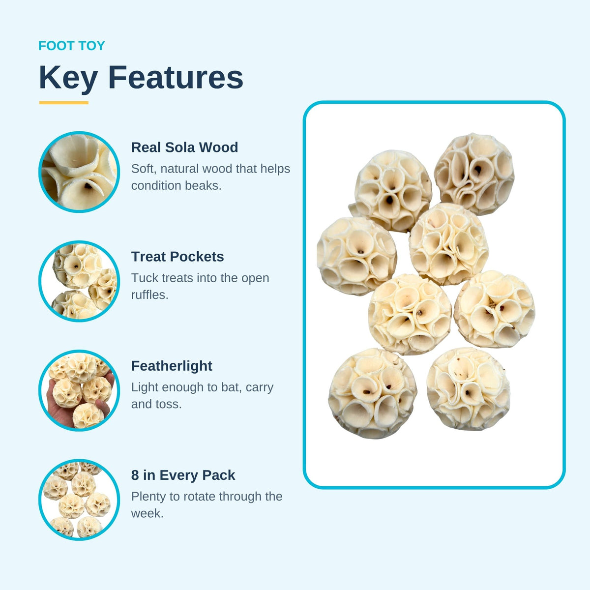 Small sola crepes key features #size_small - pack of 8