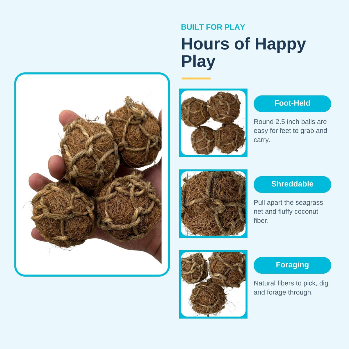 Pk4 Coconut Fiber Ball #5050