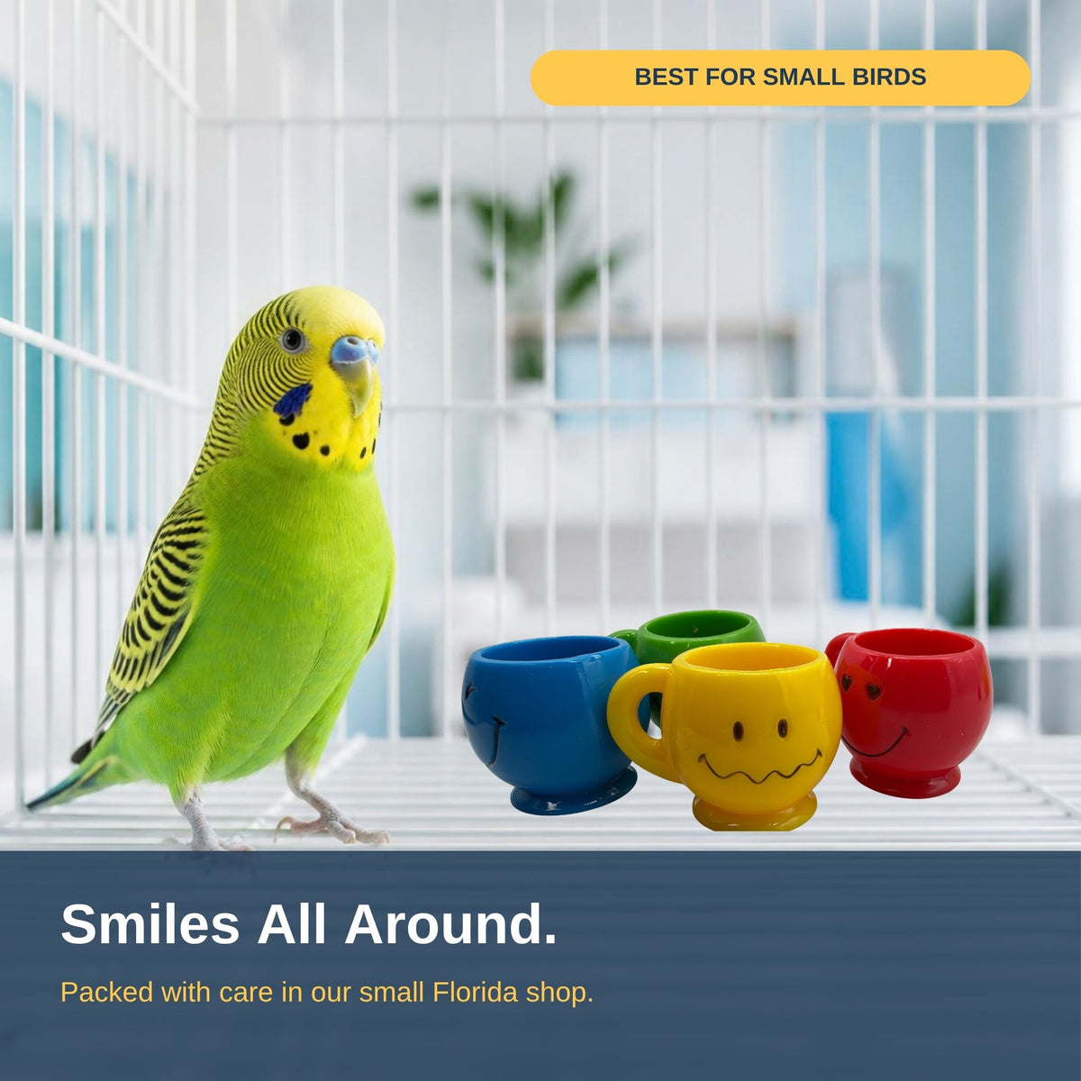 Pk6 Mini Smile Mugs #2072