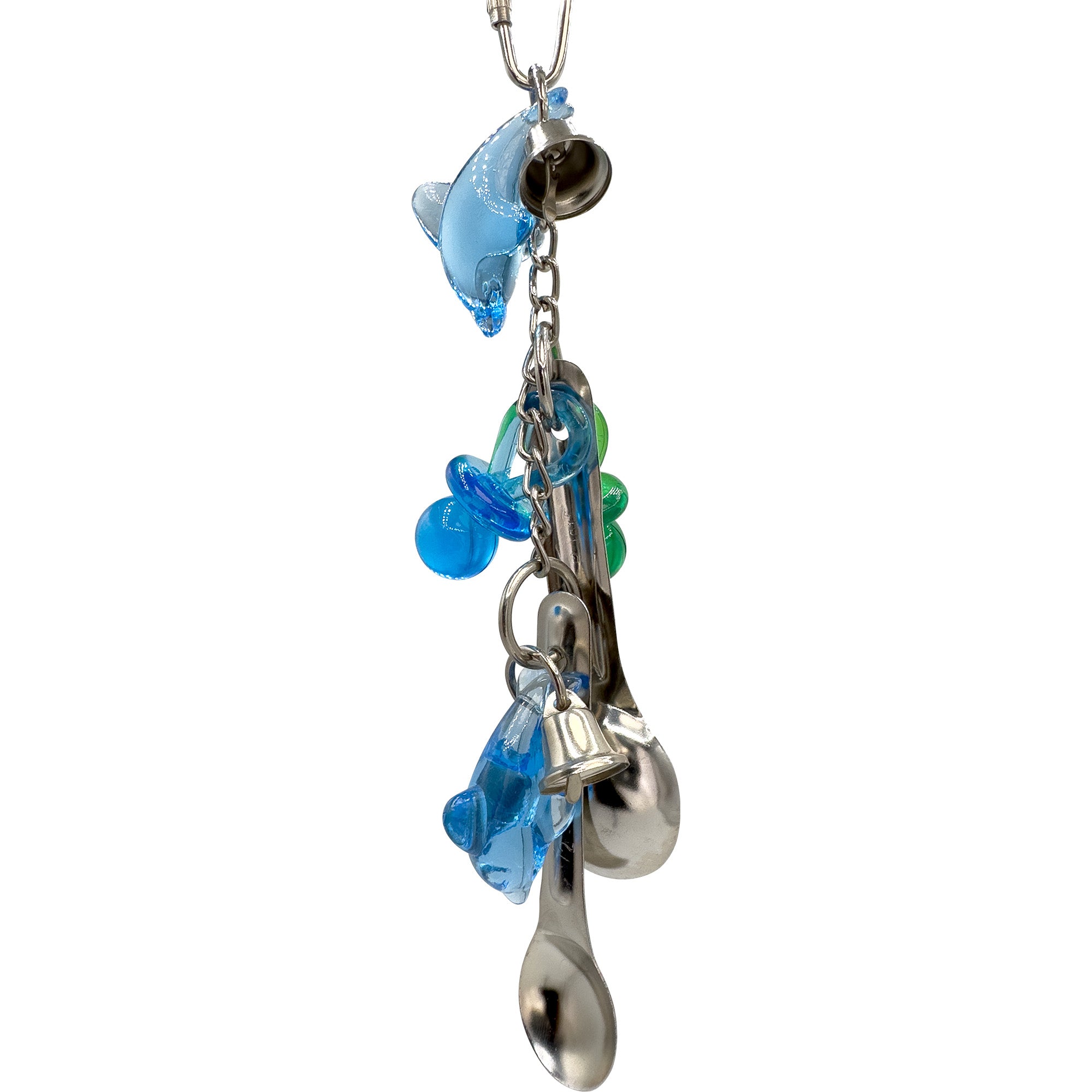 1051 Double Dolphin Paci Spooner M&M Bird Toys