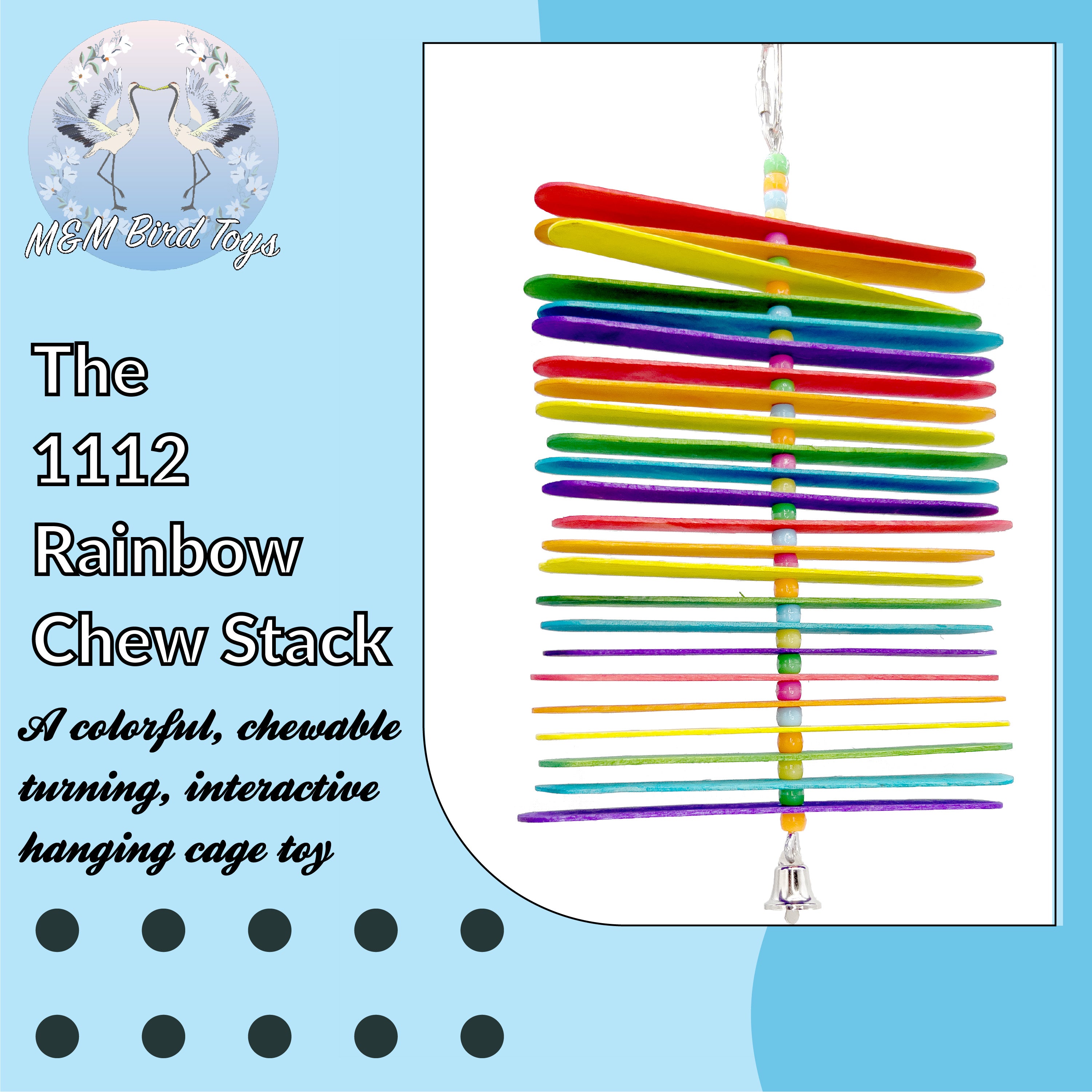 1112 Rainbow Stick Chewer