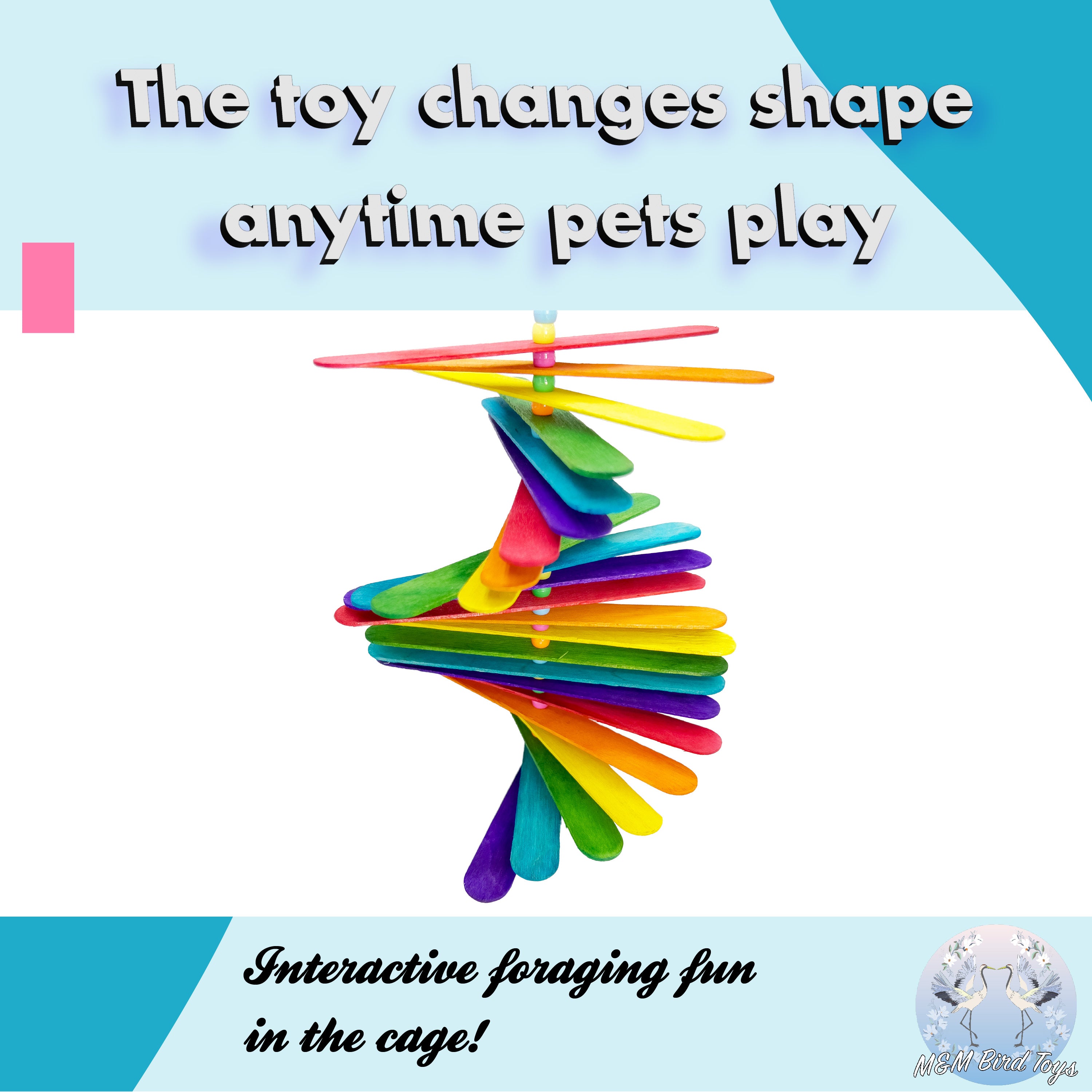 1112 Rainbow Stick Chewer