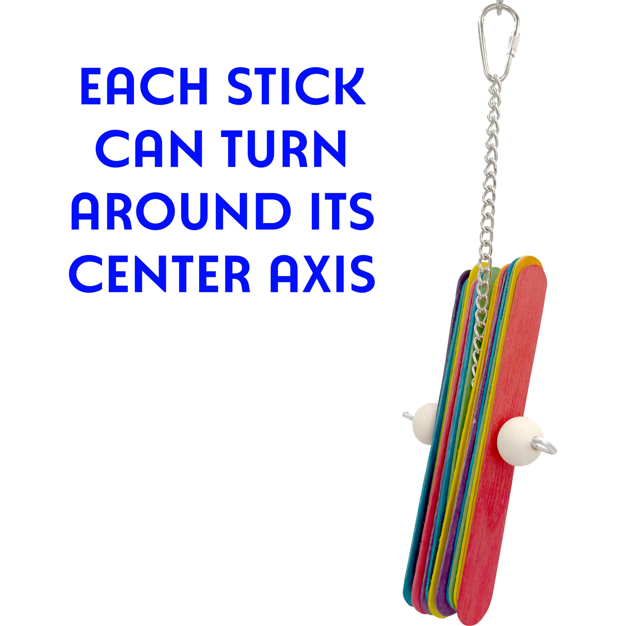 1121 Rainbow Chew Spinner