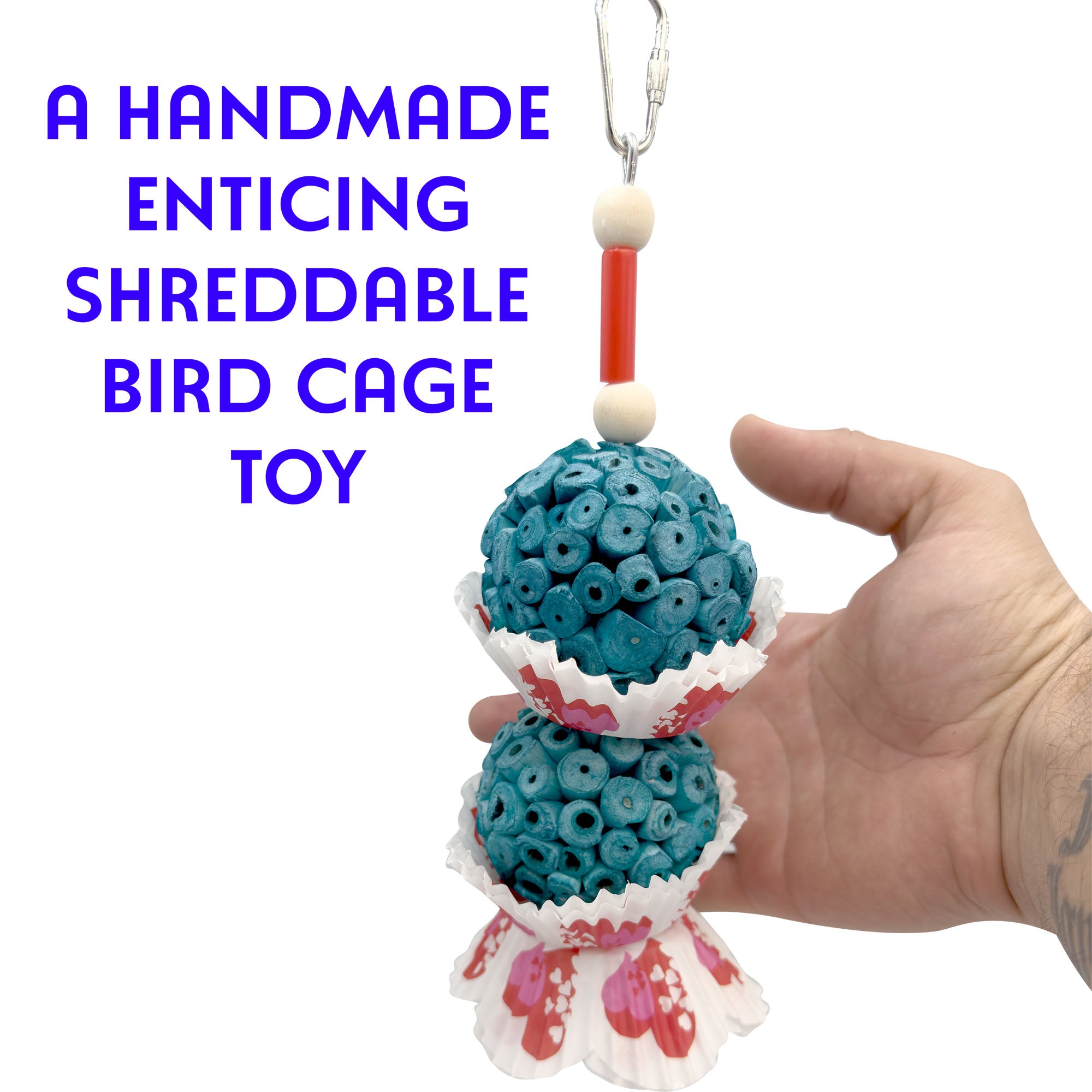 1576 Double Blue Rainbow Tutu Chew