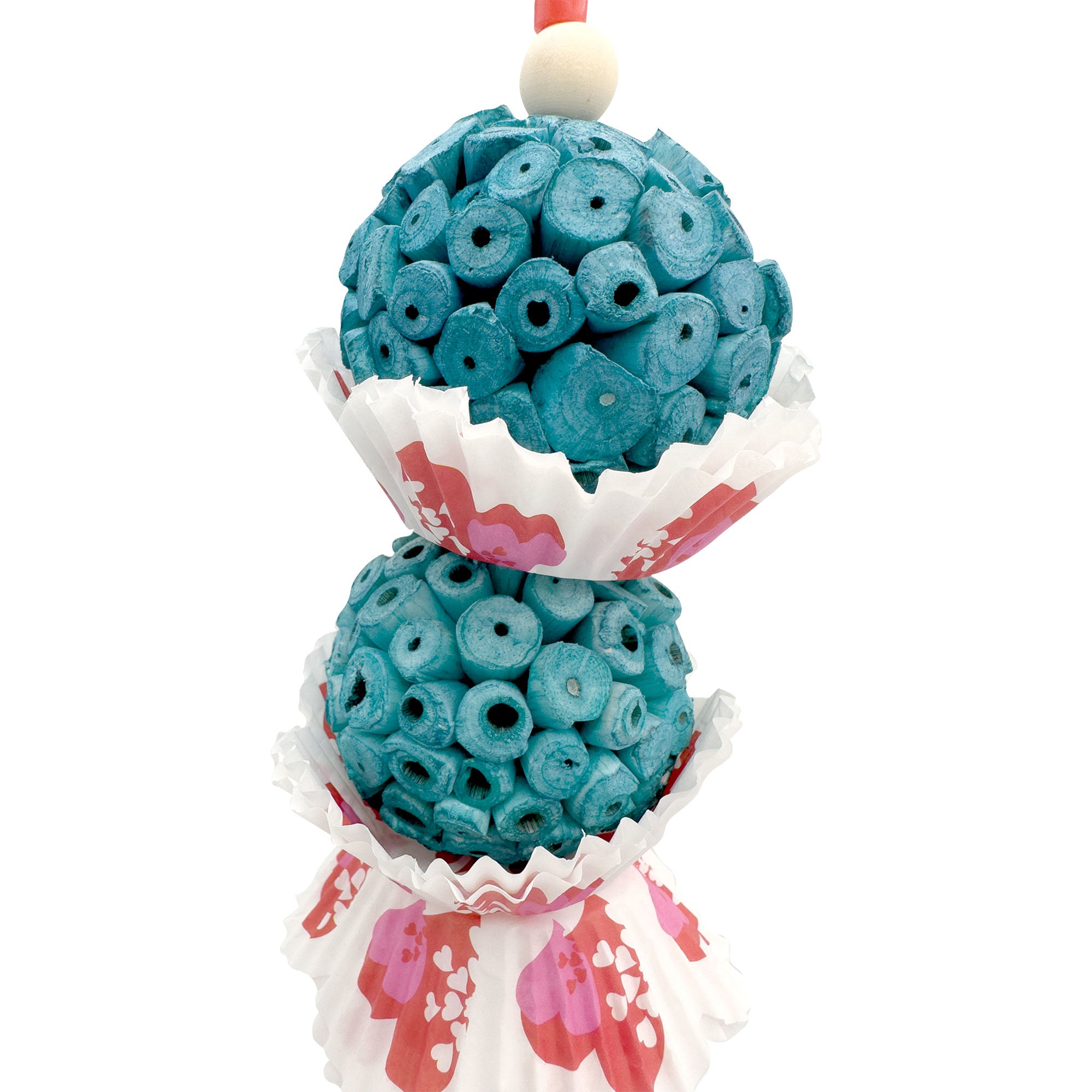 1576 Double Blue Rainbow Tutu Chew