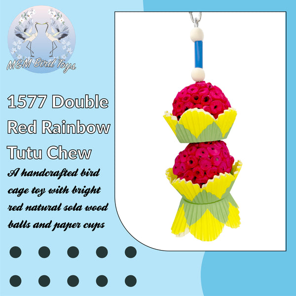 Double Red Rainbow Tutu Chew #1577