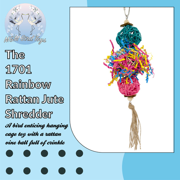 Rainbow Rattan Jute Shredder #1701