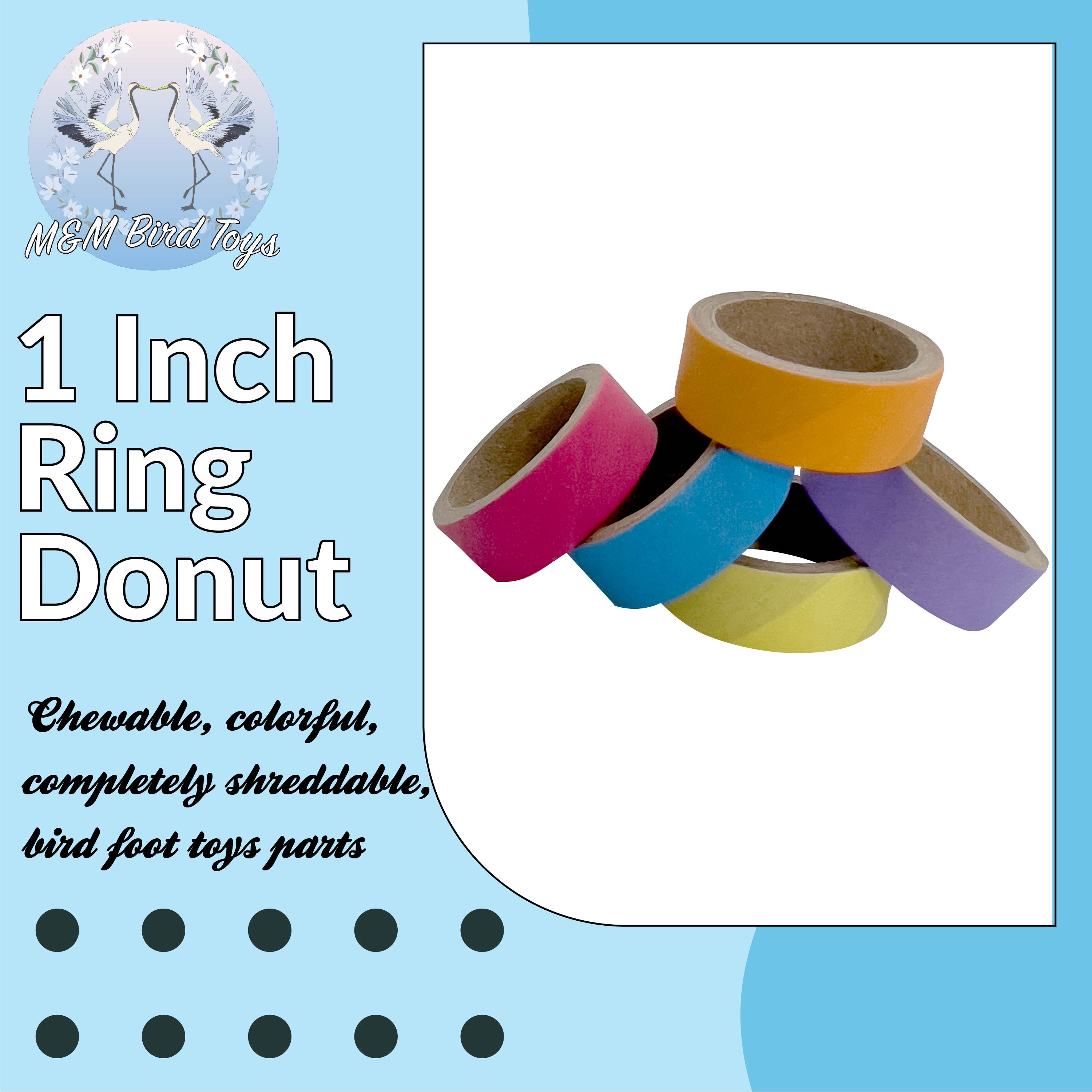 1-Inch Ring Donuts – Pk15, Pk20, or Pk25