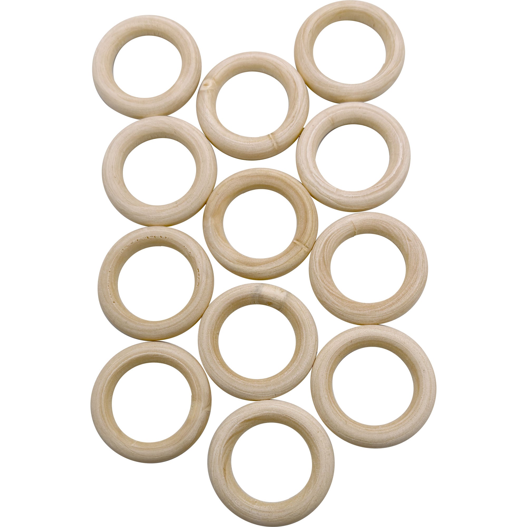 2069 Pk12 Small Wood Rings