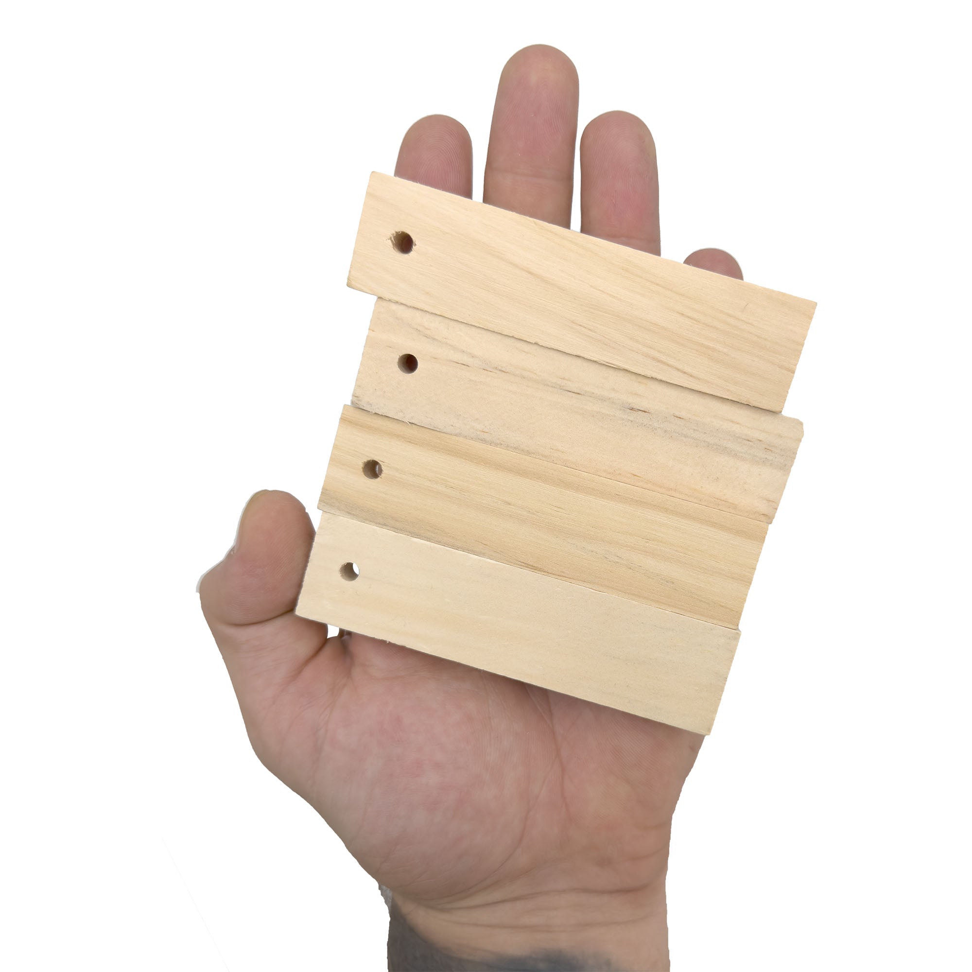 2087 Pk4 Drilled Wood Chimes