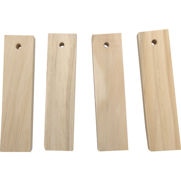 Pk4 Drilled Wood Chimes #2087