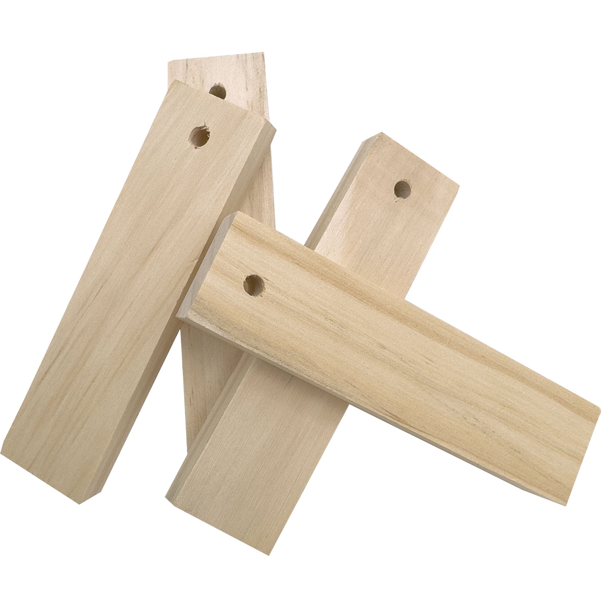 2087 Pk4 Drilled Wood Chimes
