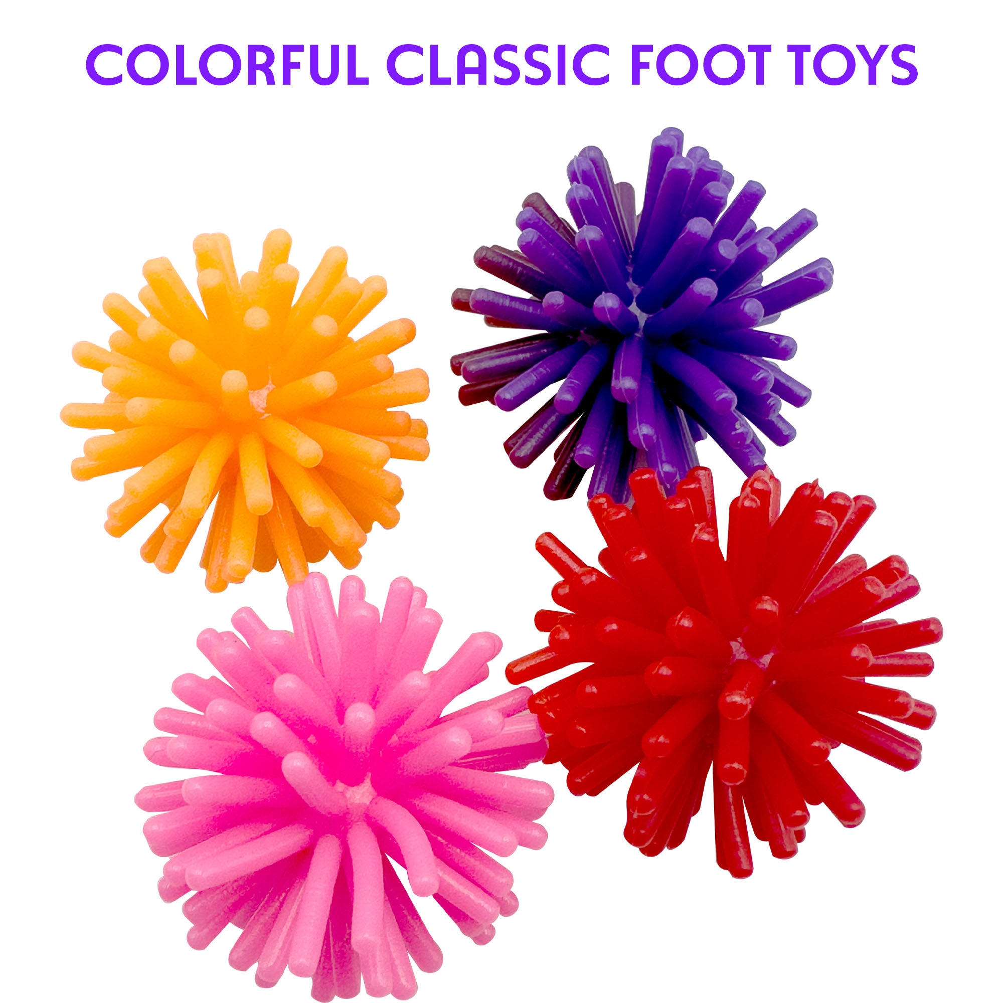 2139 Pk12 Rainbow Spike Balls