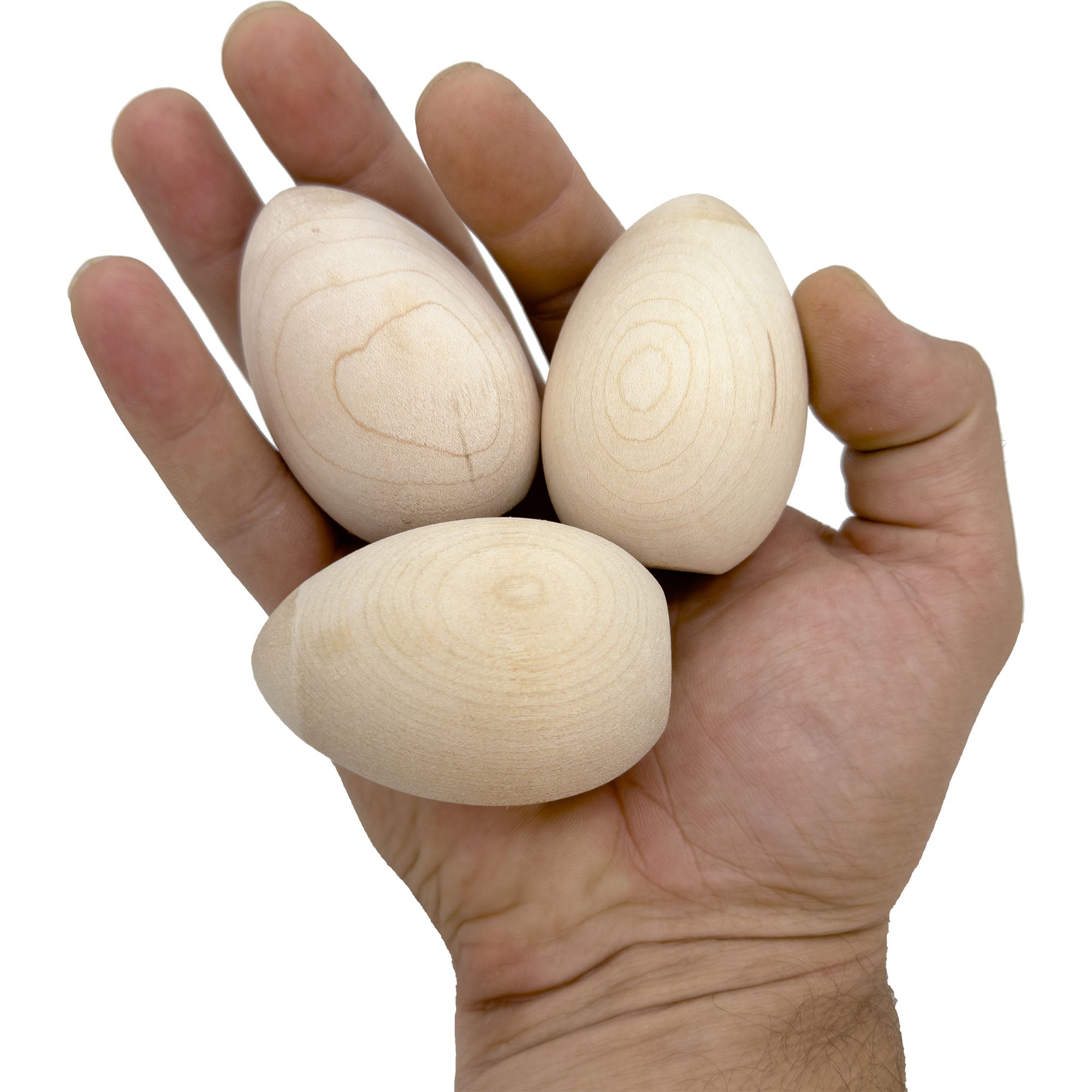 2151 Pk3 Wood Eggs