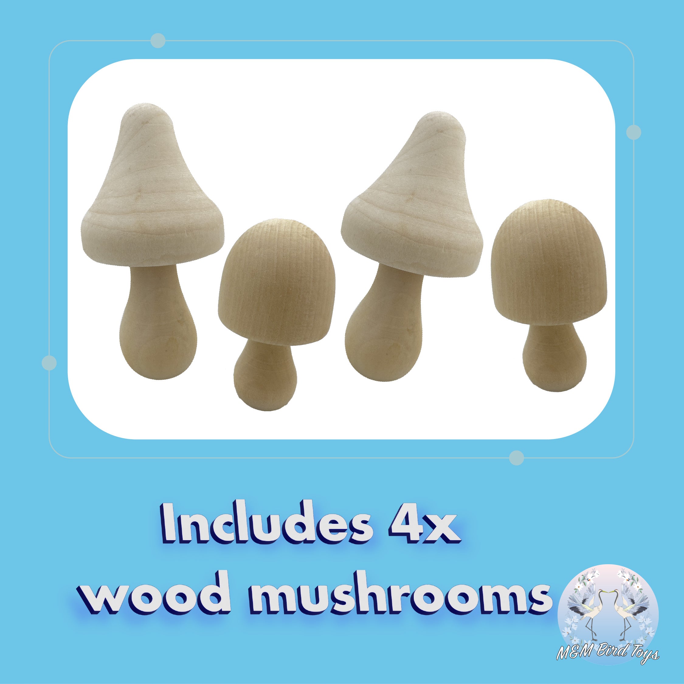 2152 Pk4 Wood Mushrooms