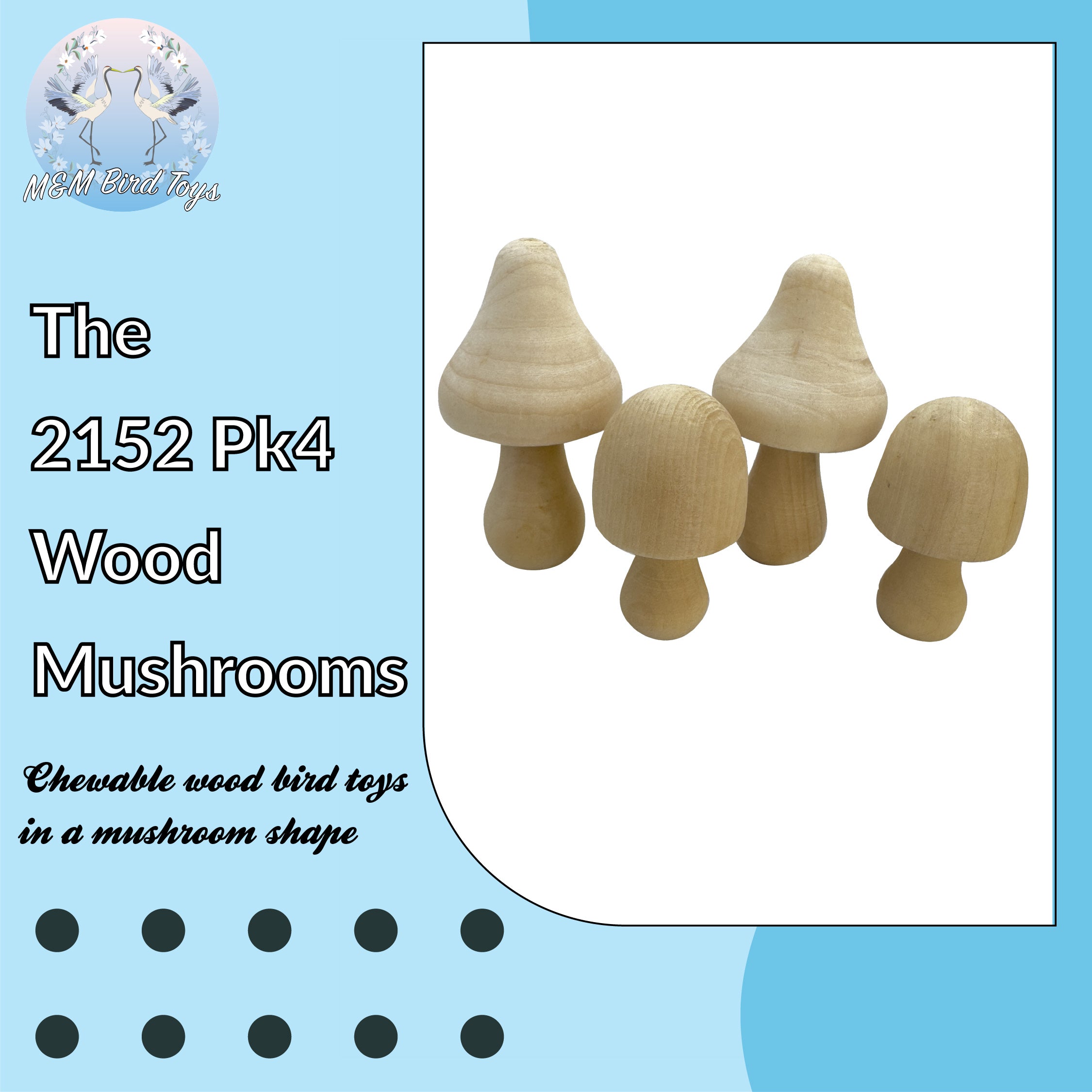 2152 Pk4 Wood Mushrooms