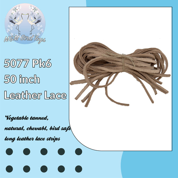 Pk6 50 Inch Leather Lace #5077