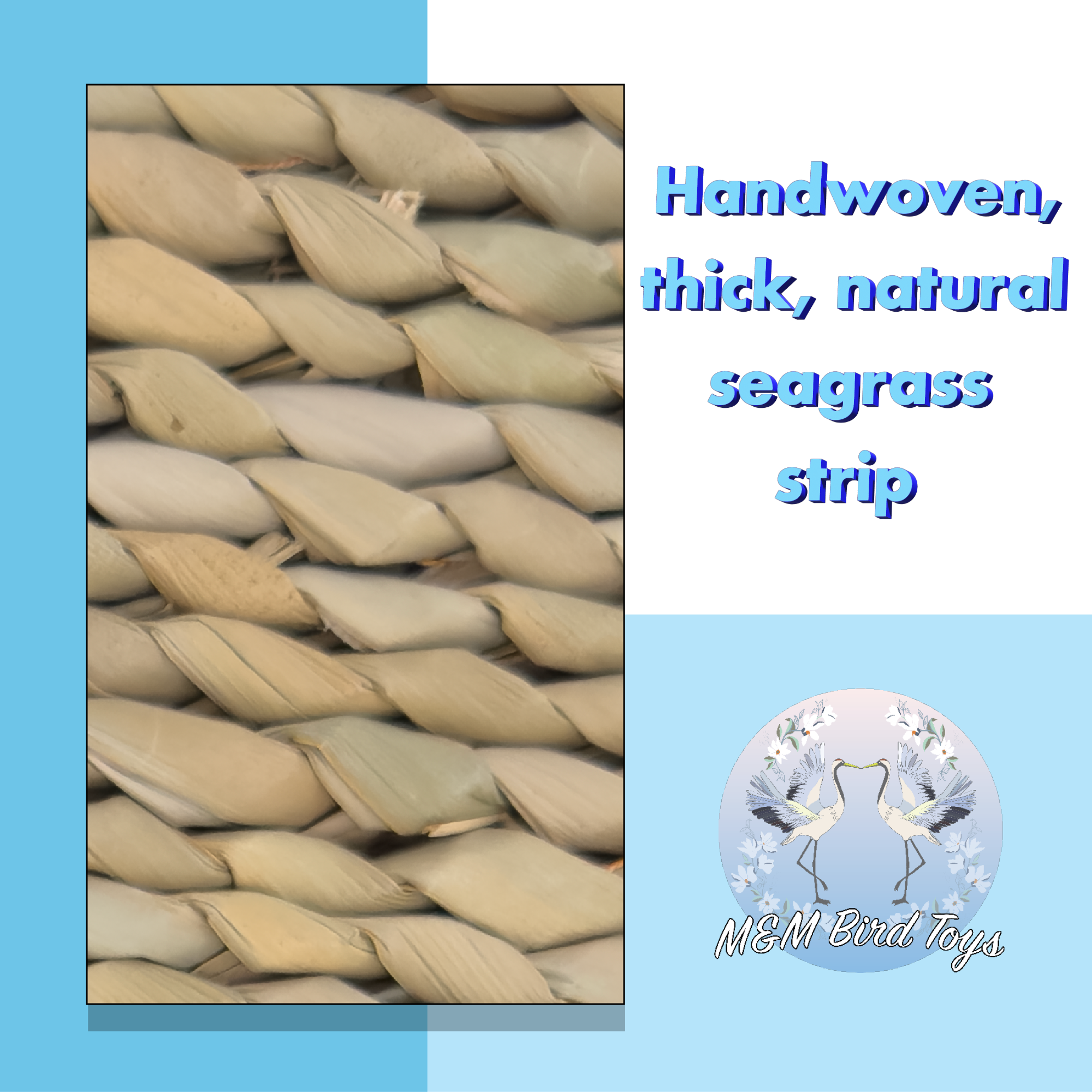 5802 Thick Seagrass Shred Mat 12 Inch