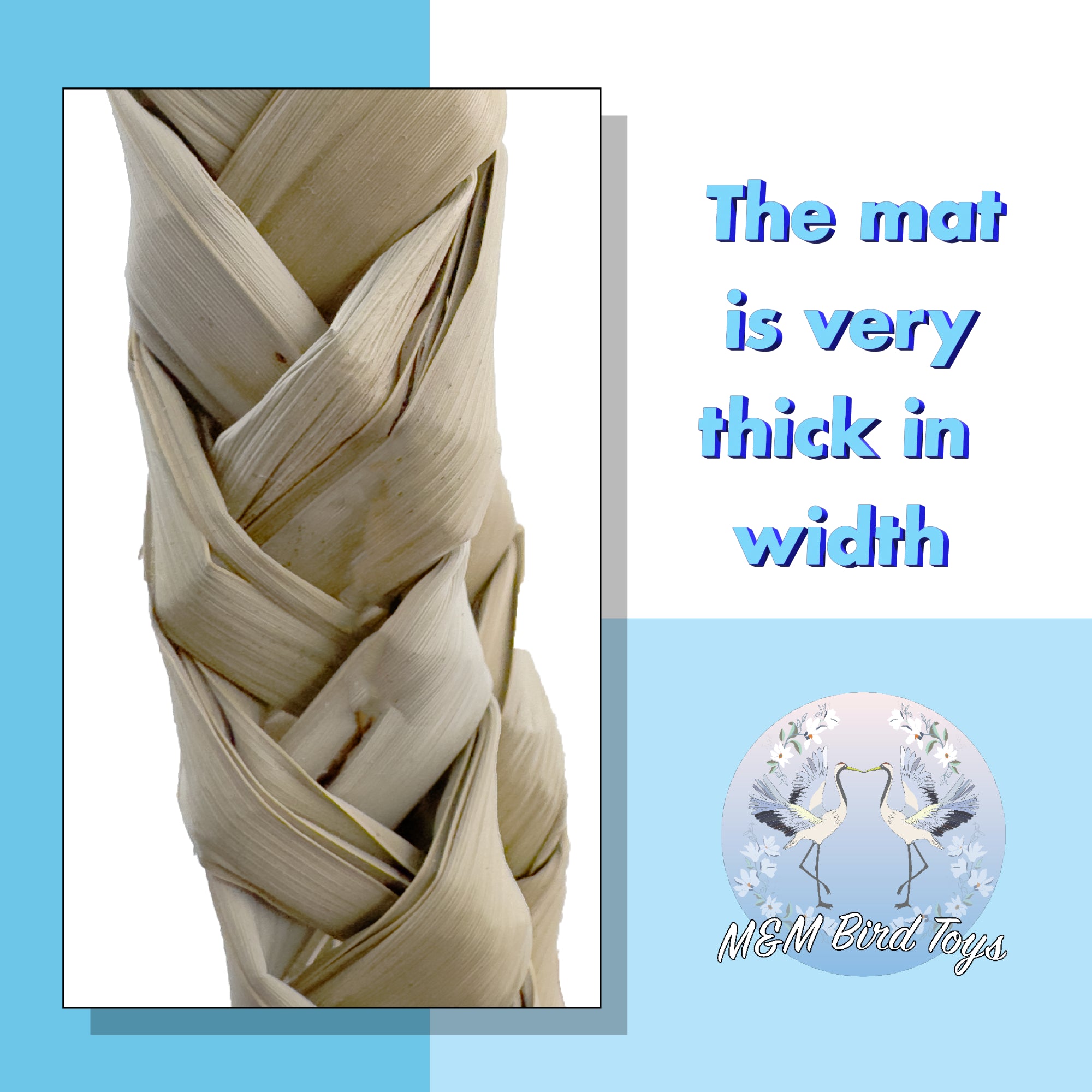 5802 Thick Seagrass Shred Mat 12 Inch