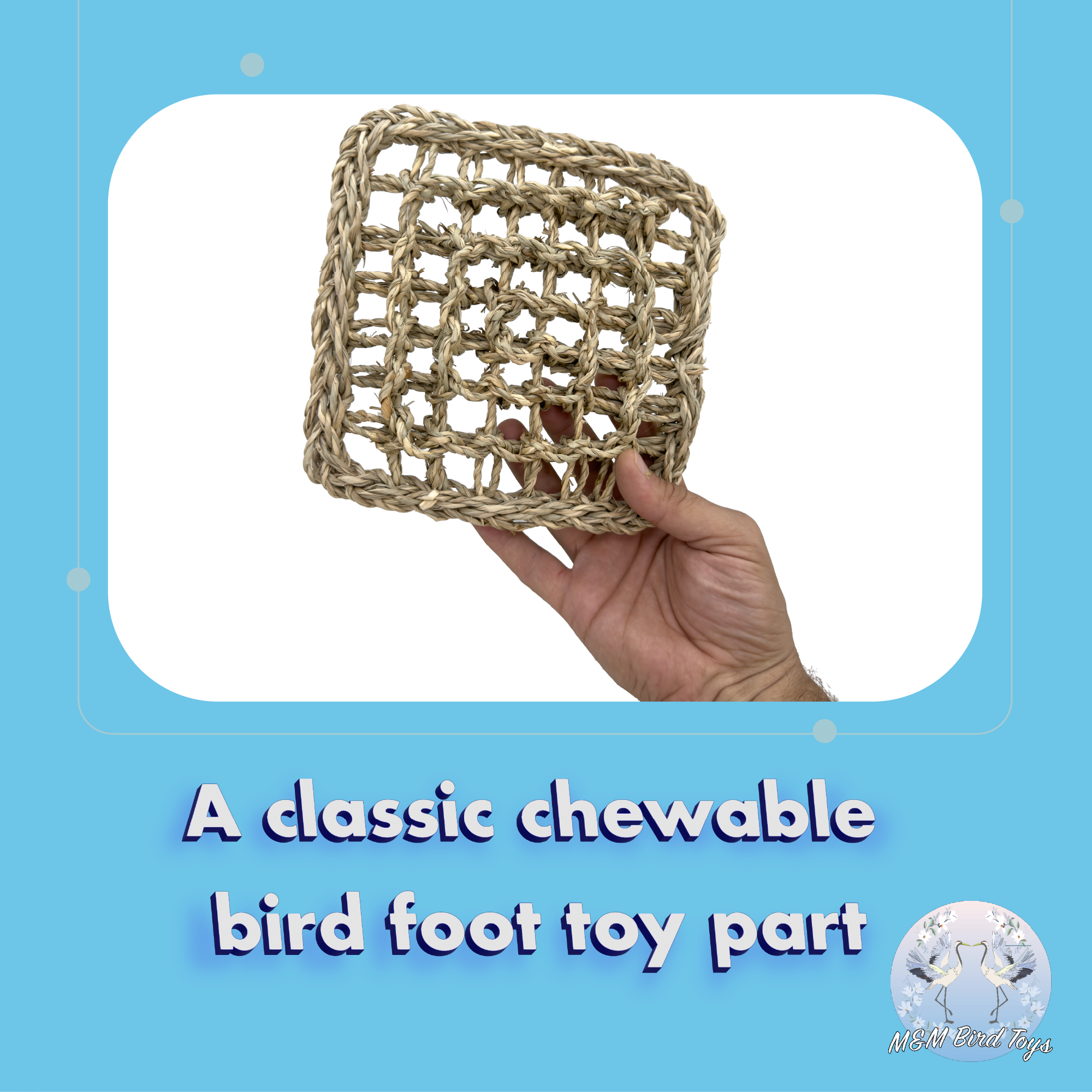 5805 Chunky Seagrass Shred Mat 6 Inch