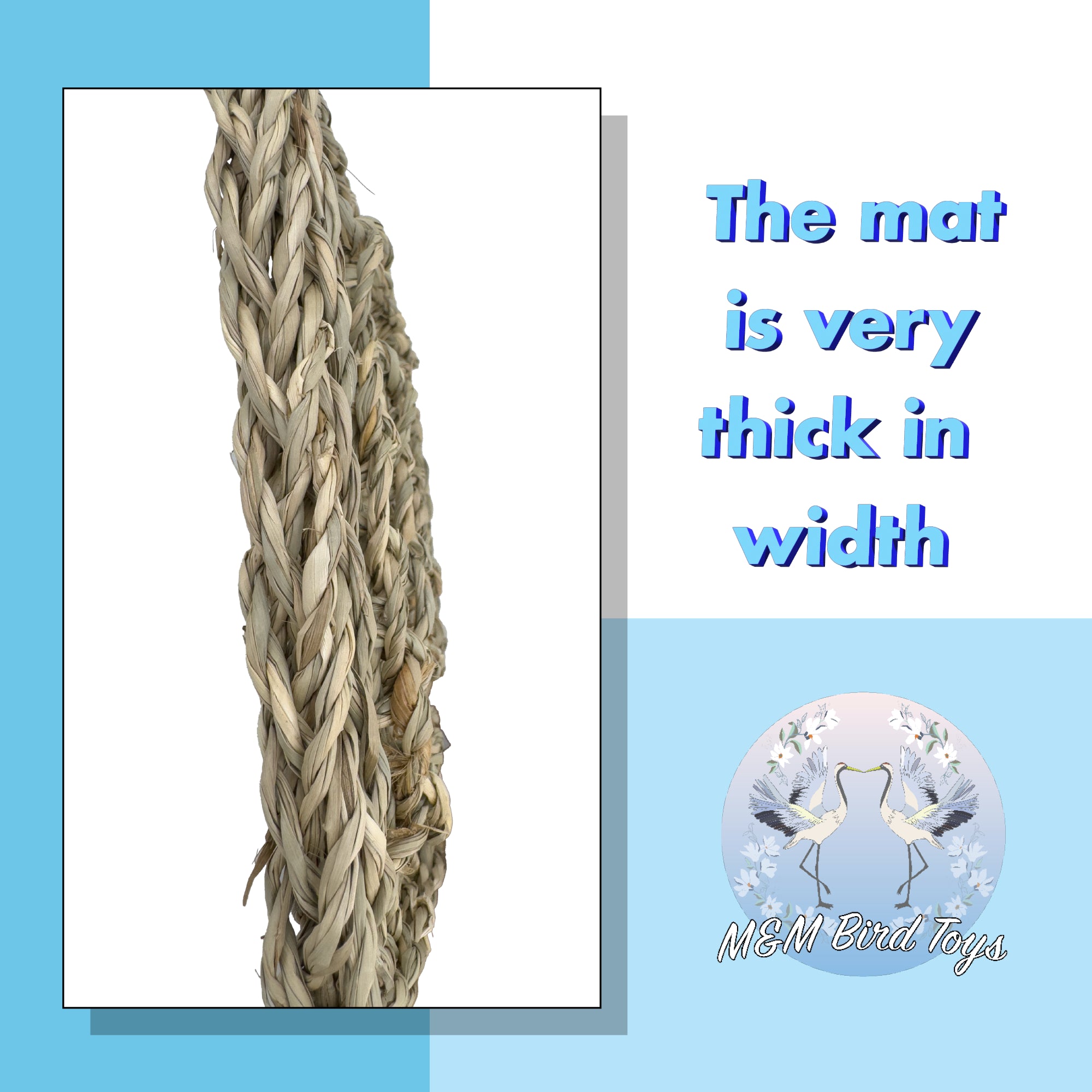 5805 Chunky Seagrass Shred Mat 6 Inch