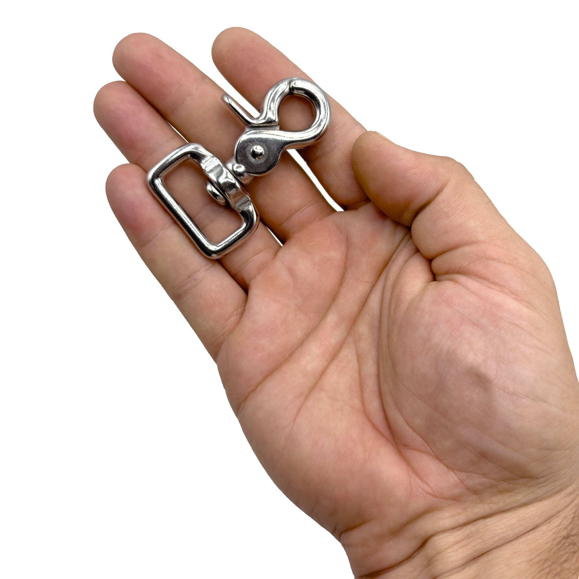 7023 Square Ring Cage Lock 1 Inch Stainless Steel