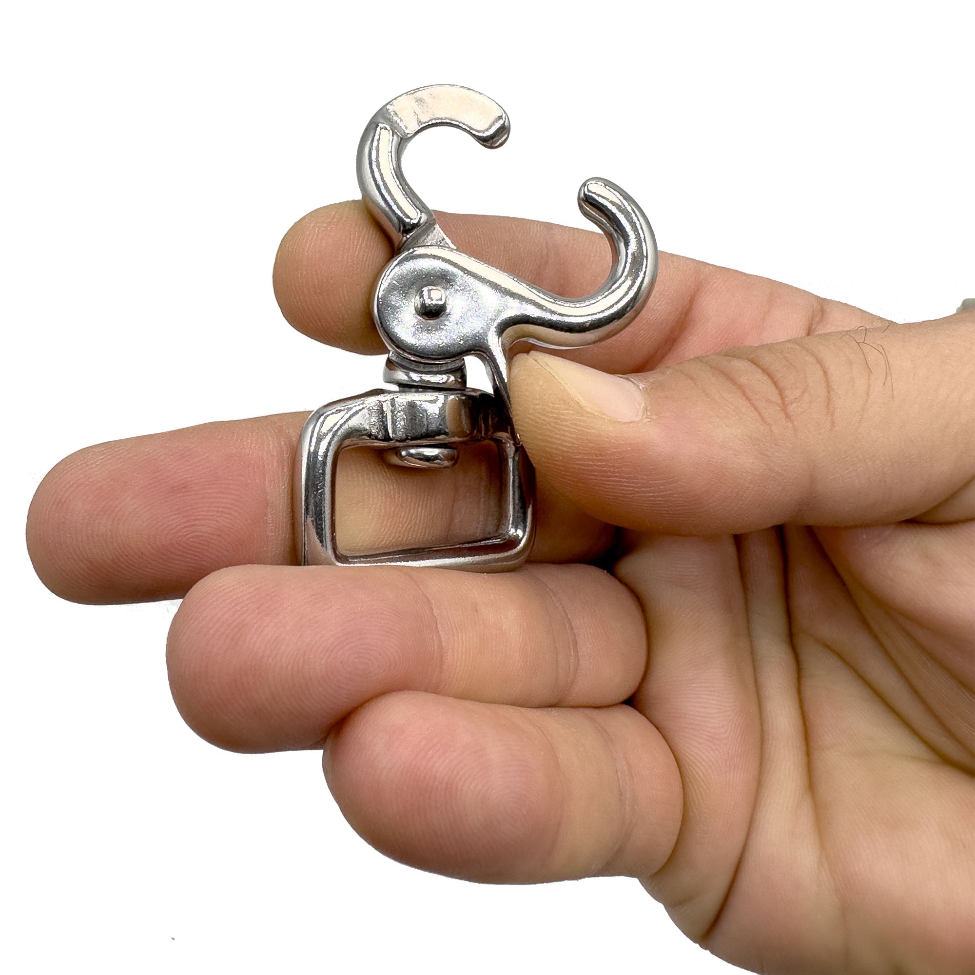 7023 Square Ring Cage Lock 1 Inch Stainless Steel