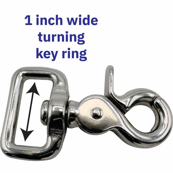 Square Ring Cage Lock 1 Inch Stainless Steel #7023