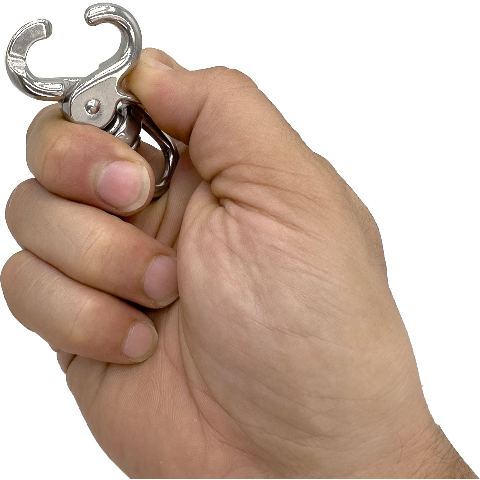 7025 Round Ring Cage Lock 1 Inch Stainless Steel