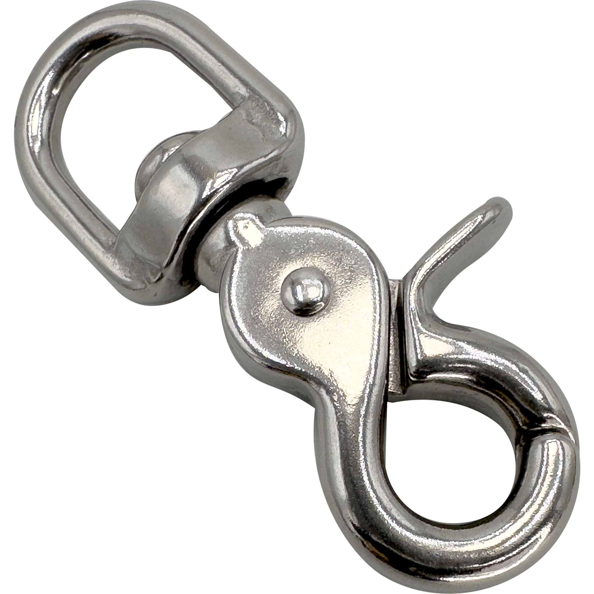 7025 Round Ring Cage Lock 1 Inch Stainless Steel