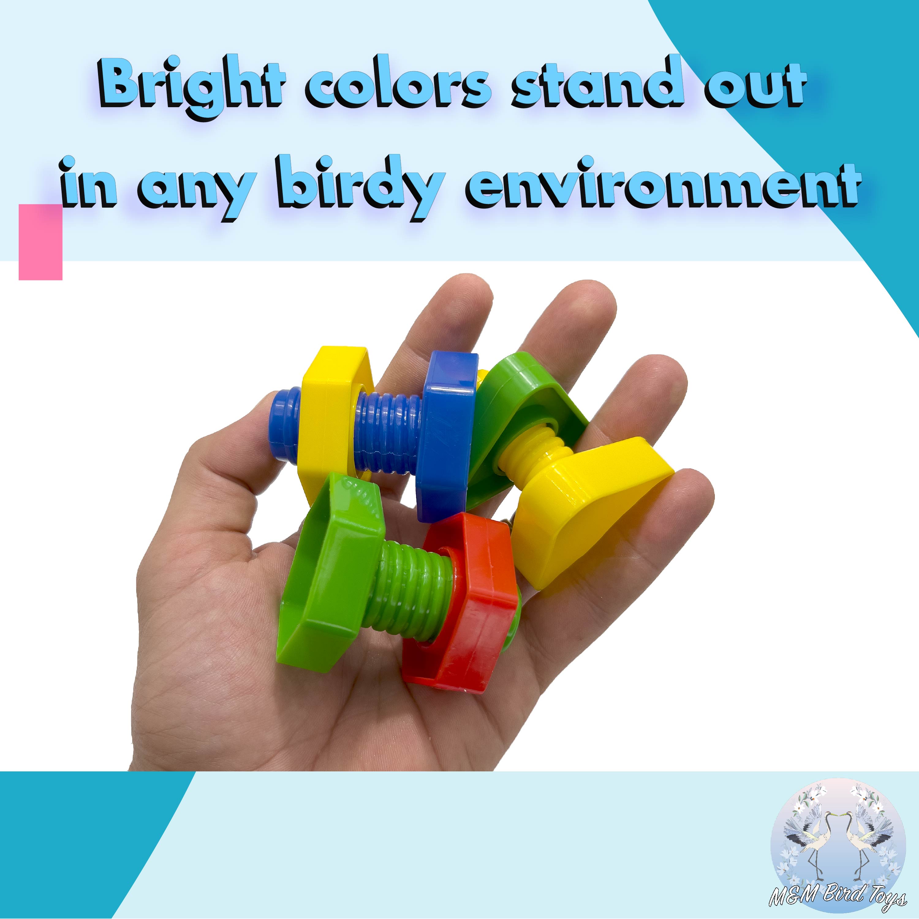 1002 Pk8 Jumbo Bird Bolts M&M Union Bird Juguetes