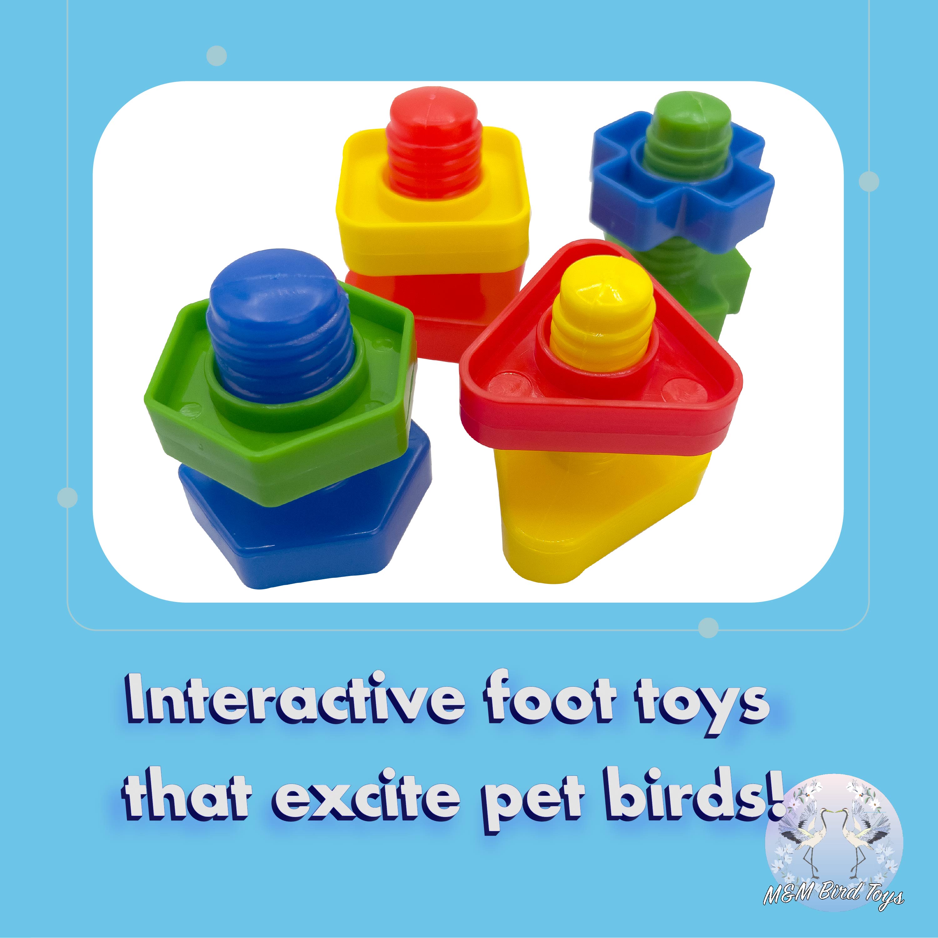 1002 Pk8 Jumbo Bird Bolts M&M Union Bird Juguetes