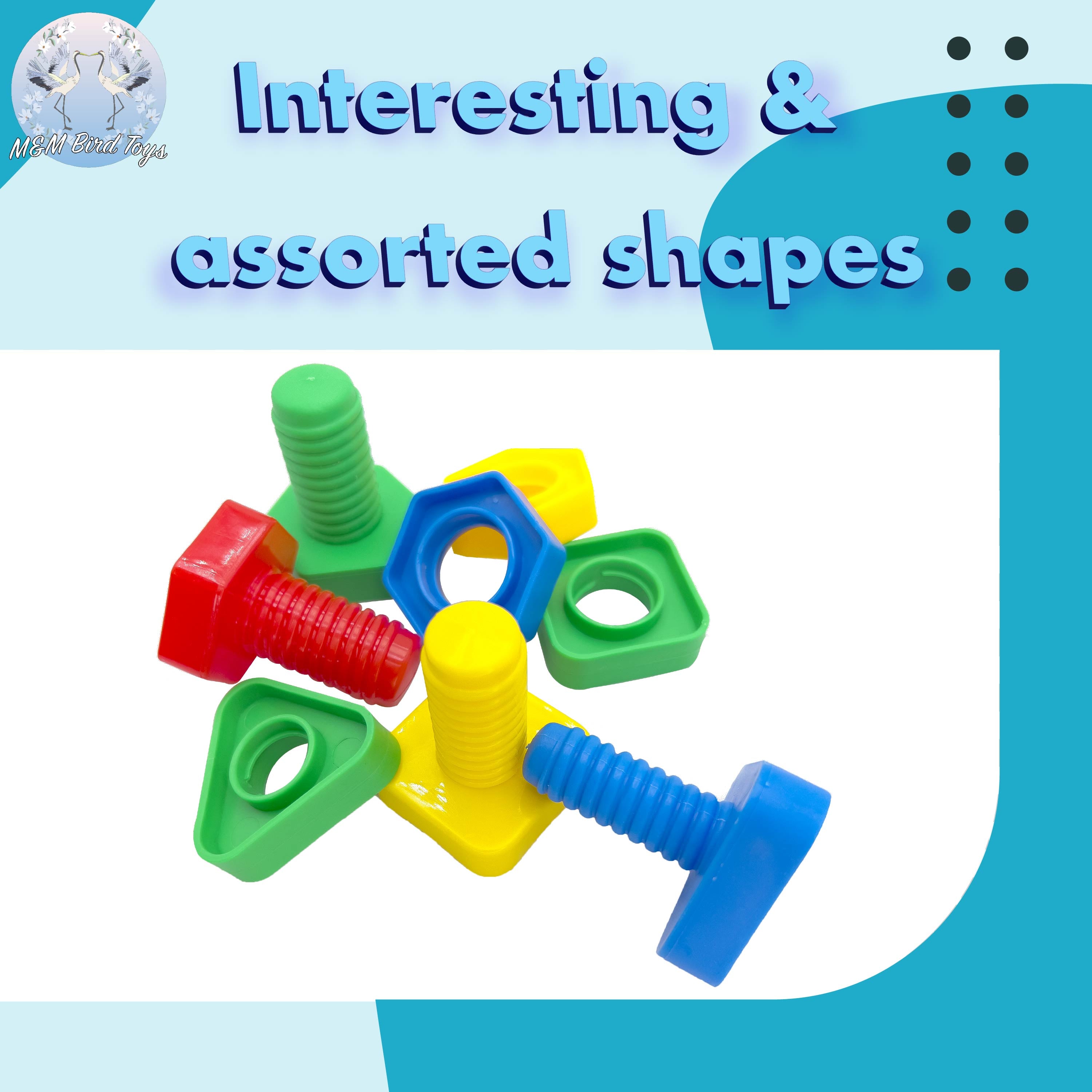 1002 Pk8 Jumbo Bird Bolts M&M Union Bird Juguetes