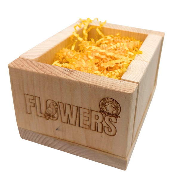 Handmade Wood Flower Box #5199