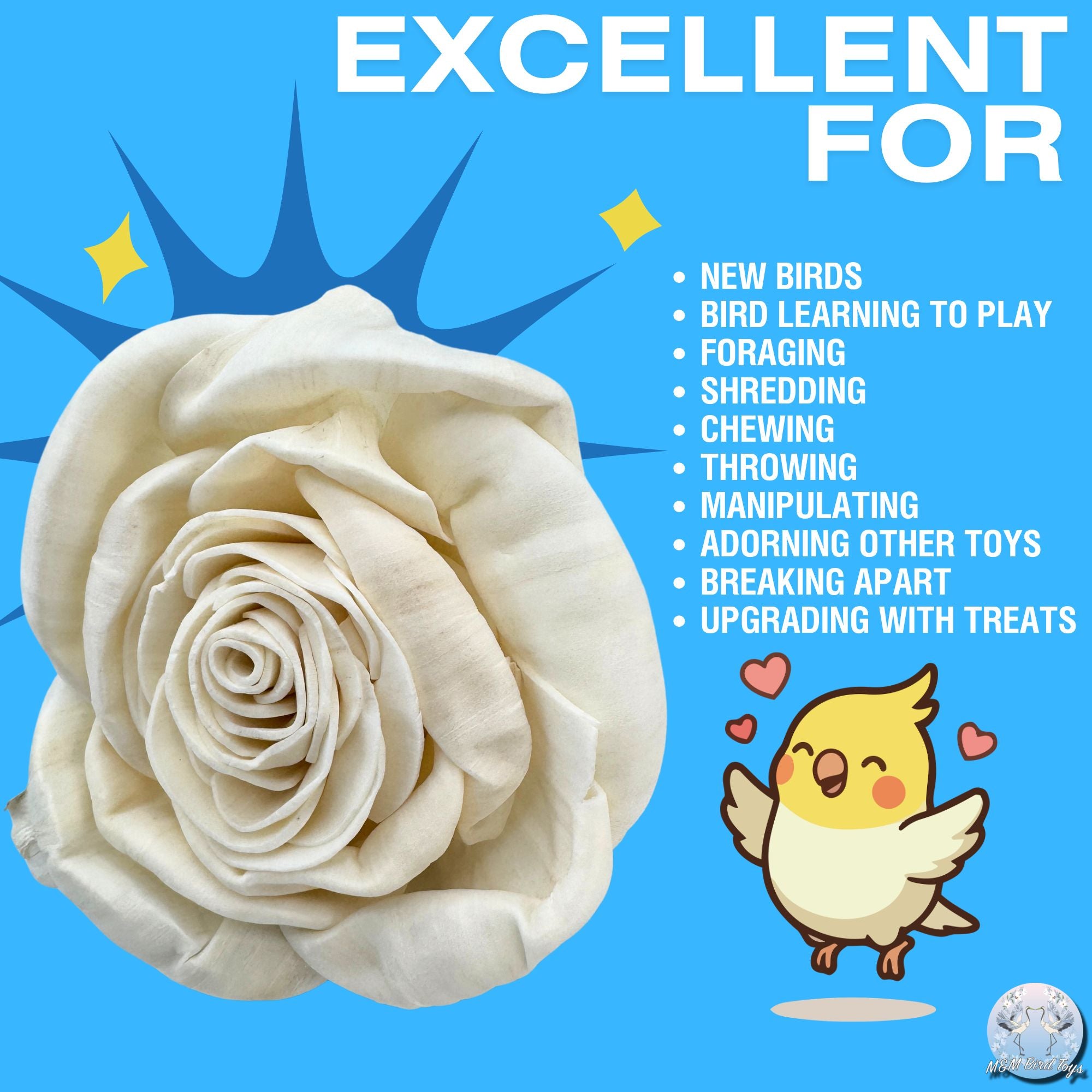 5190 Pk3 Medium Flowery Sola Rose