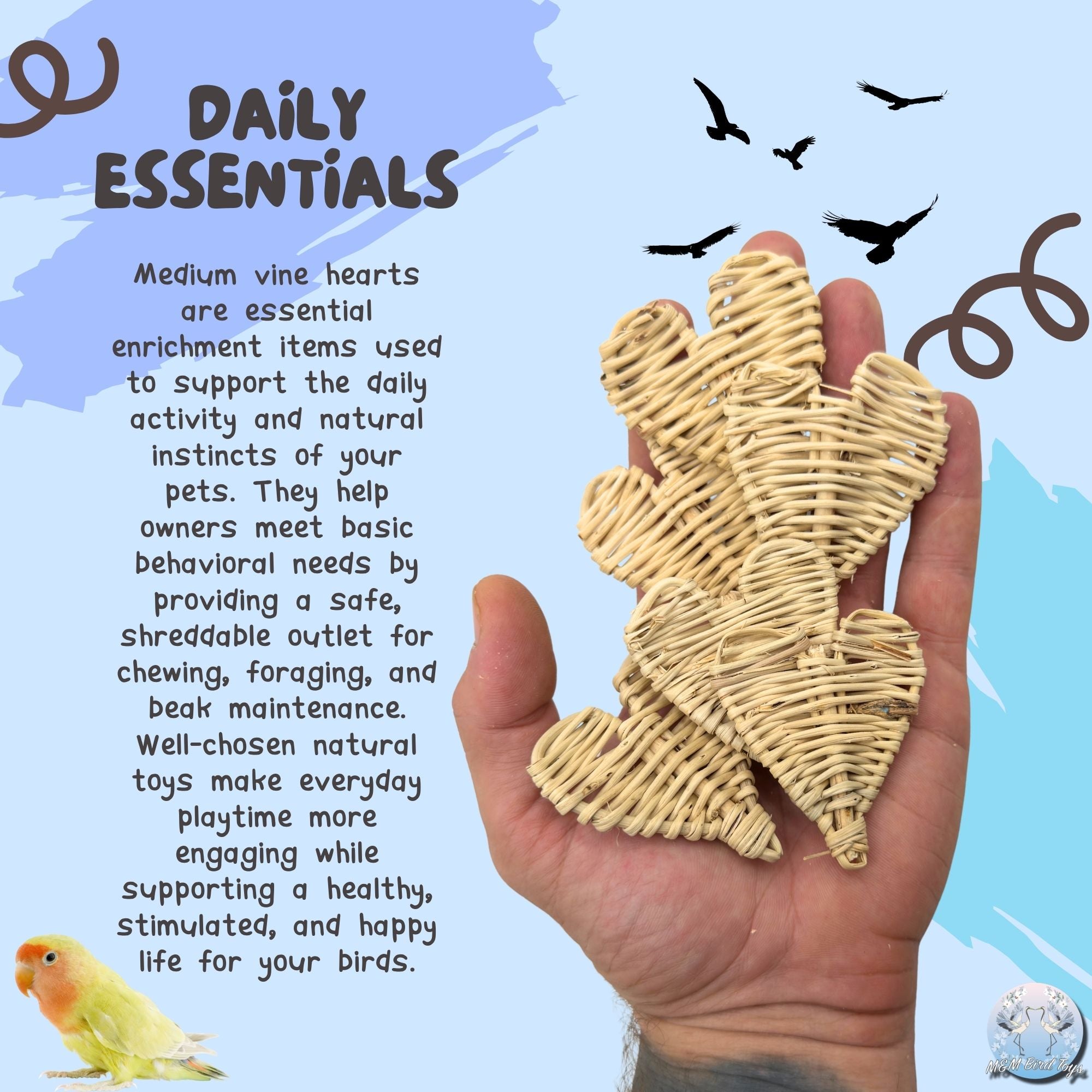 5071 Pk6 Willow Vine Heart Chews