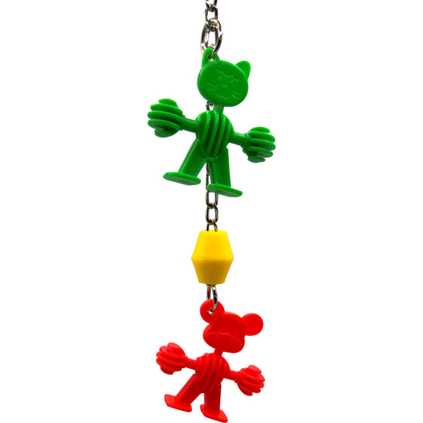 1001 Colgador de trituración doble M&M Union Bird Toys - Hover