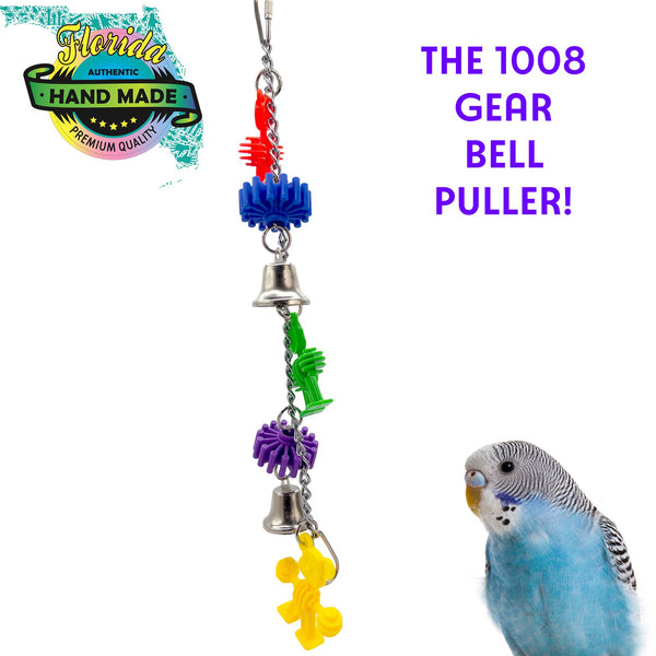1008 Gear Bell Grabber M&M Bird Toys