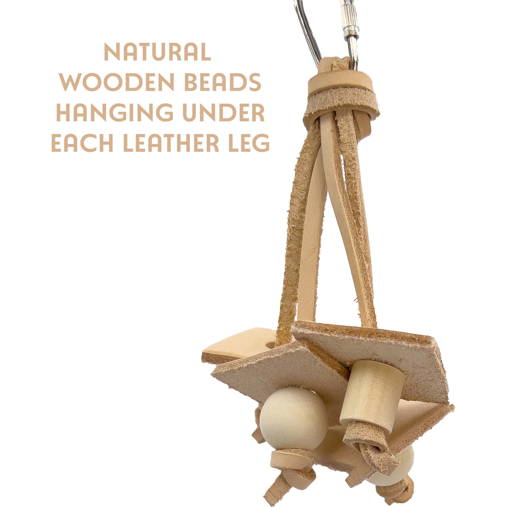 1039 Mini cuentas de cuero Spider M&M Bird Toys M&M Union Bird Toys