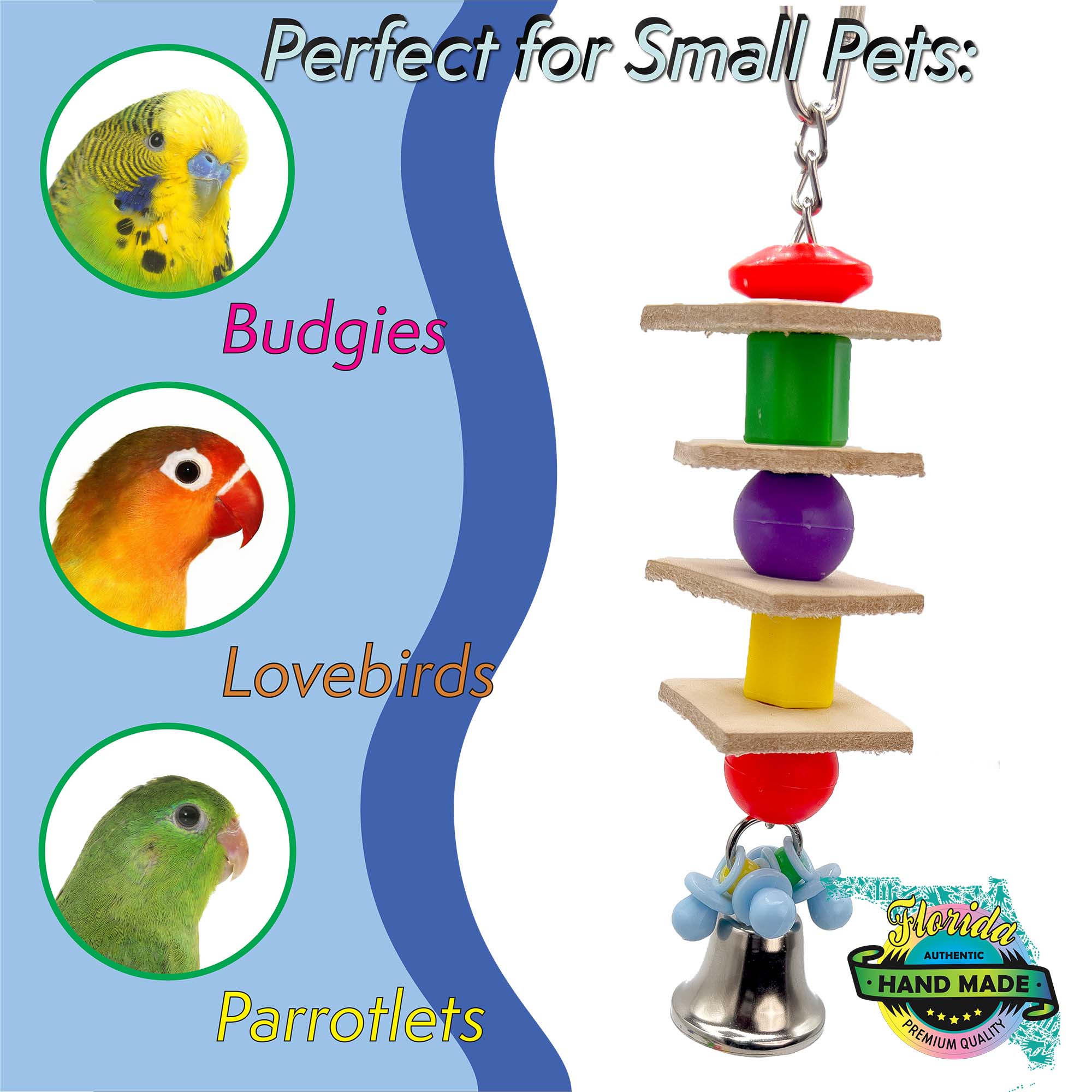 1043 Pequeño Saloon Ringer M&M Union Bird Toys