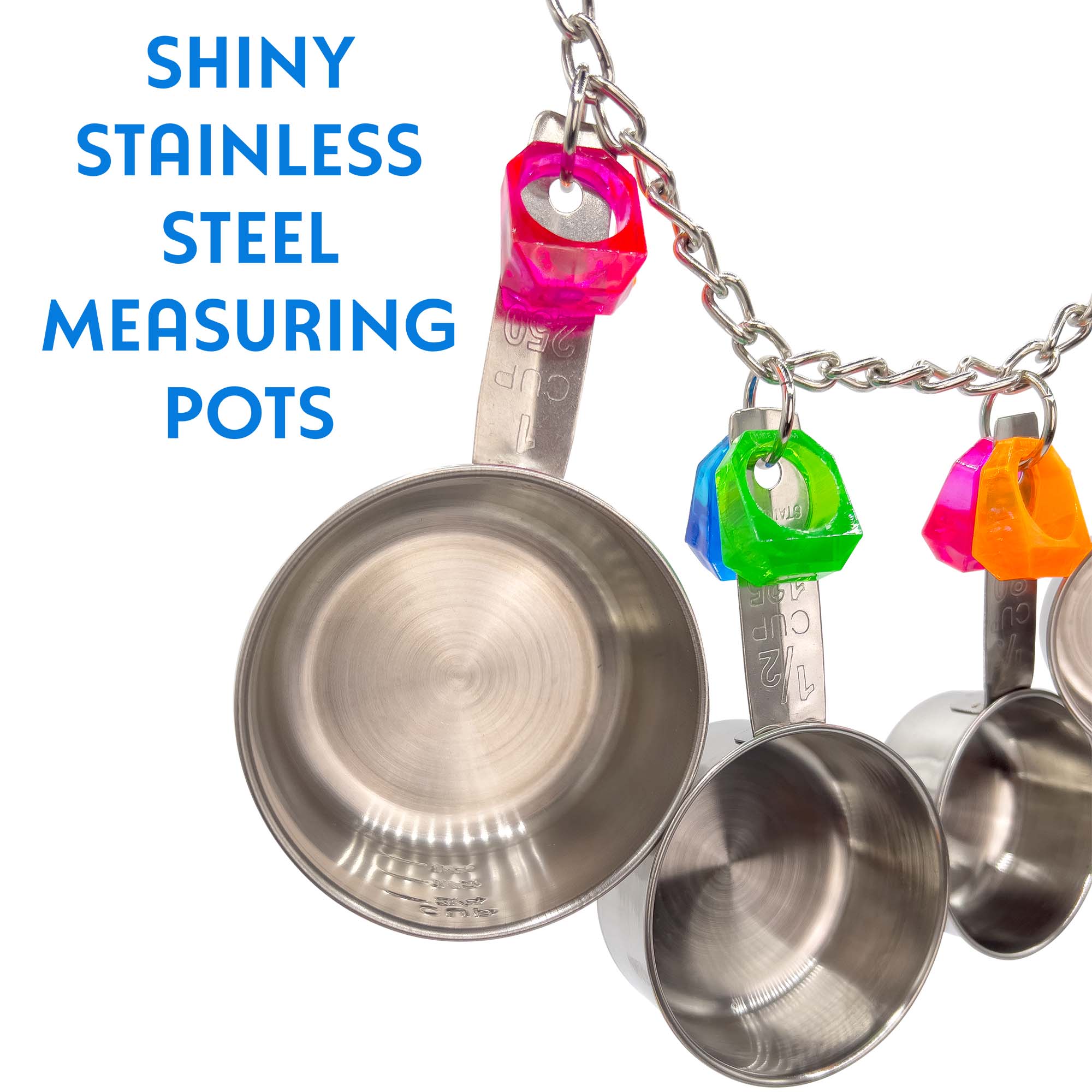 1045 Ringy Pot Ringer M&M Bird Toys