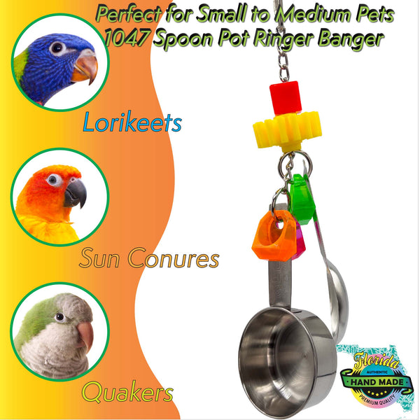 1047 Spoon Pot Ringer Banger M&M Union Bird Juguetes