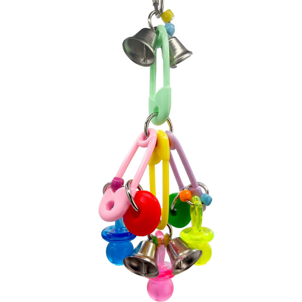 1048 Bobbin Paci Circus M&M Bird Toys