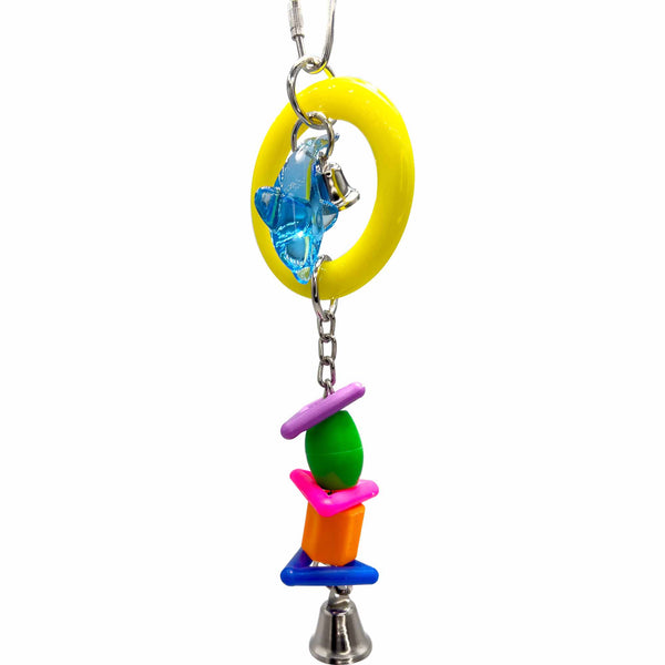 1063 Small Geo Dolphin Ringer M&M Union Bird Toys - Hover