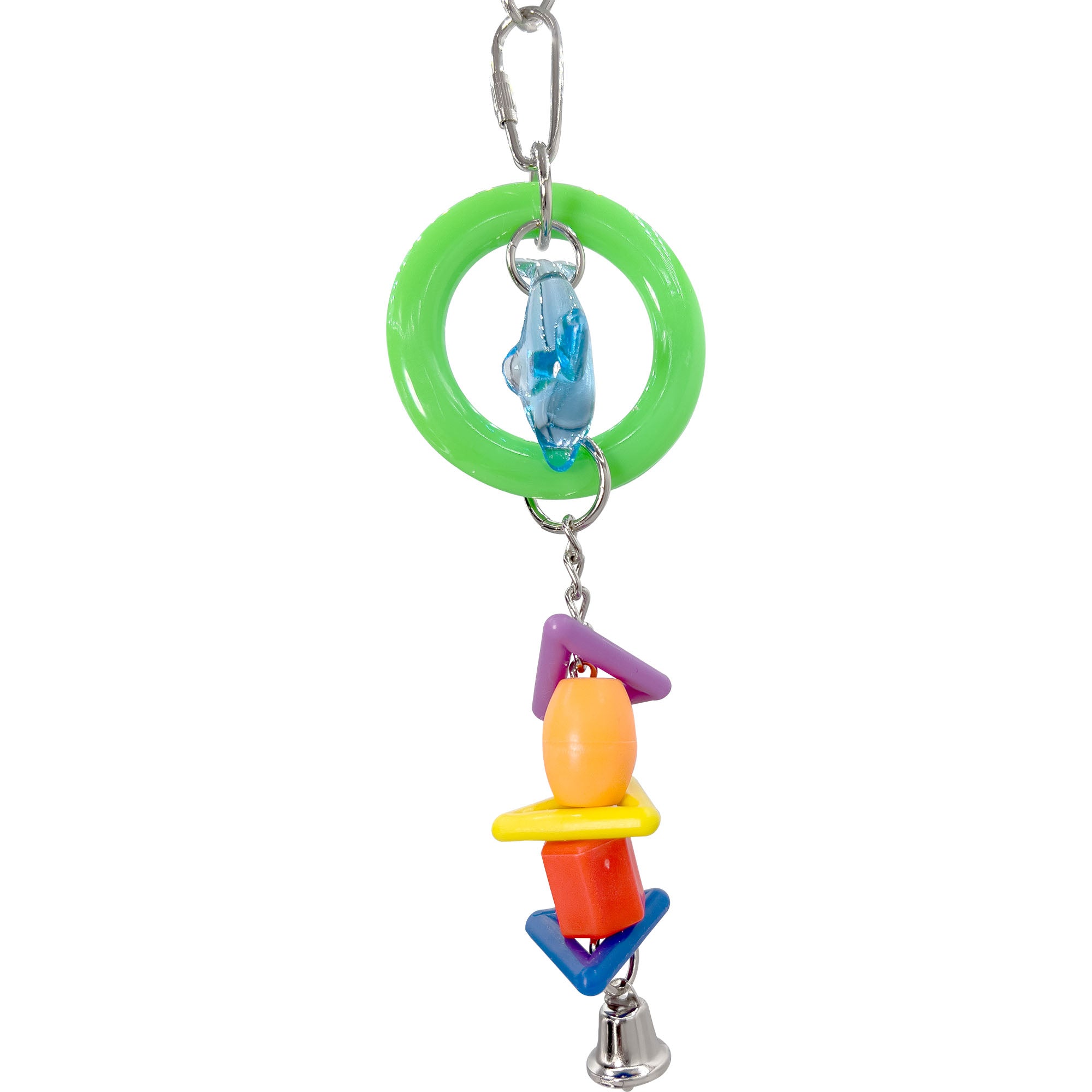 1063 Small Geo Dolphin Ringer M&M Union Bird Toys