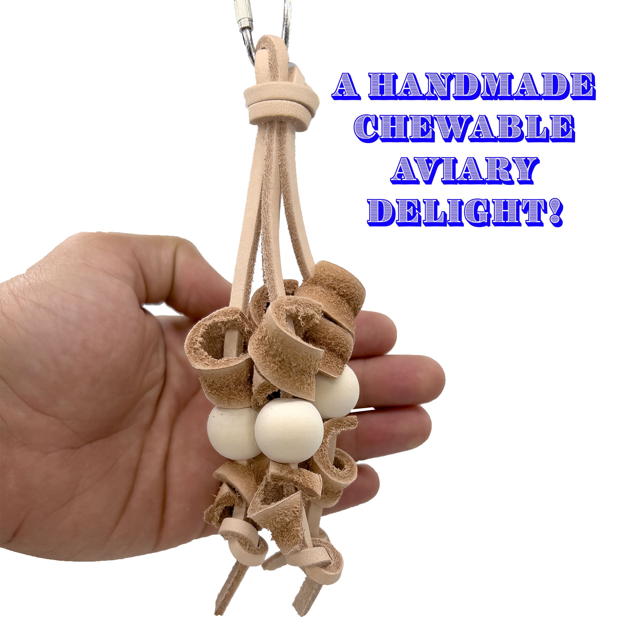 1067 Mini Leather Twisty Spider