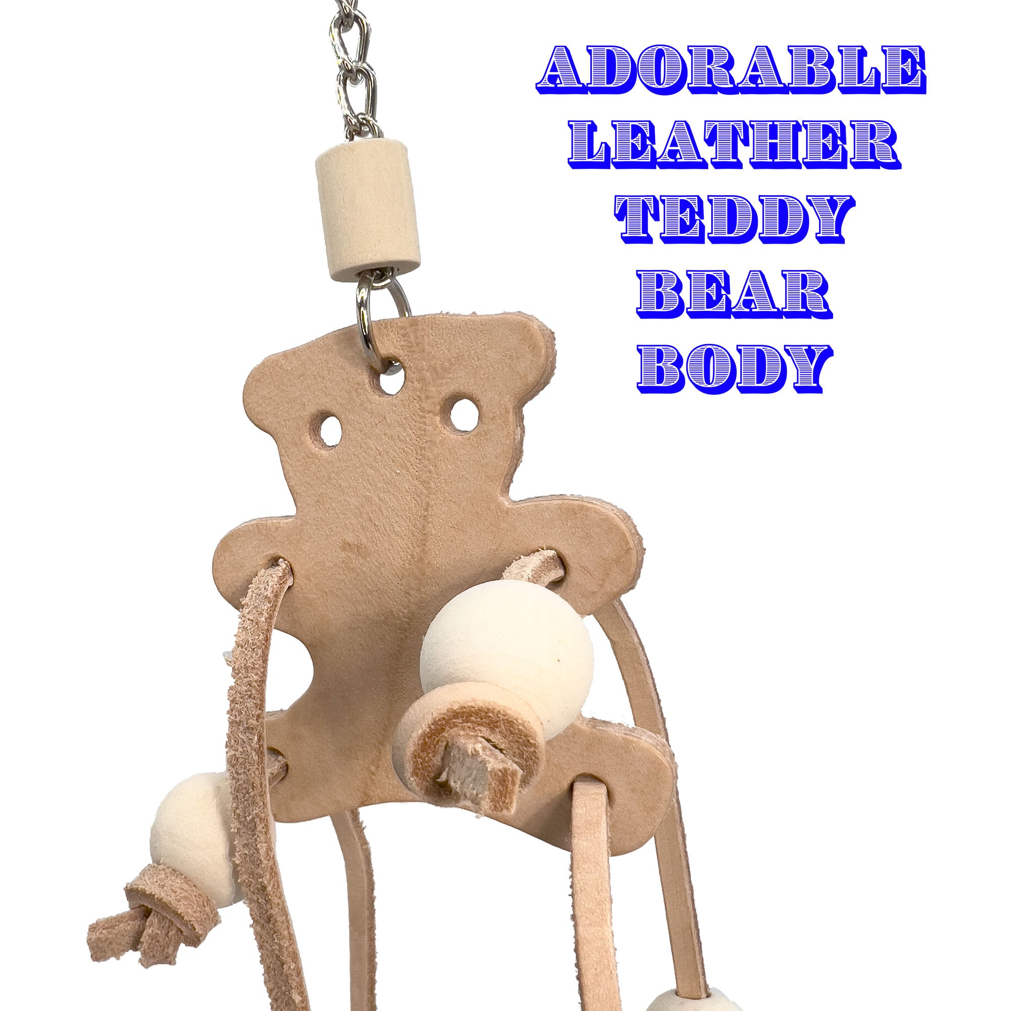 1072 Leather Teddy Bead Puller