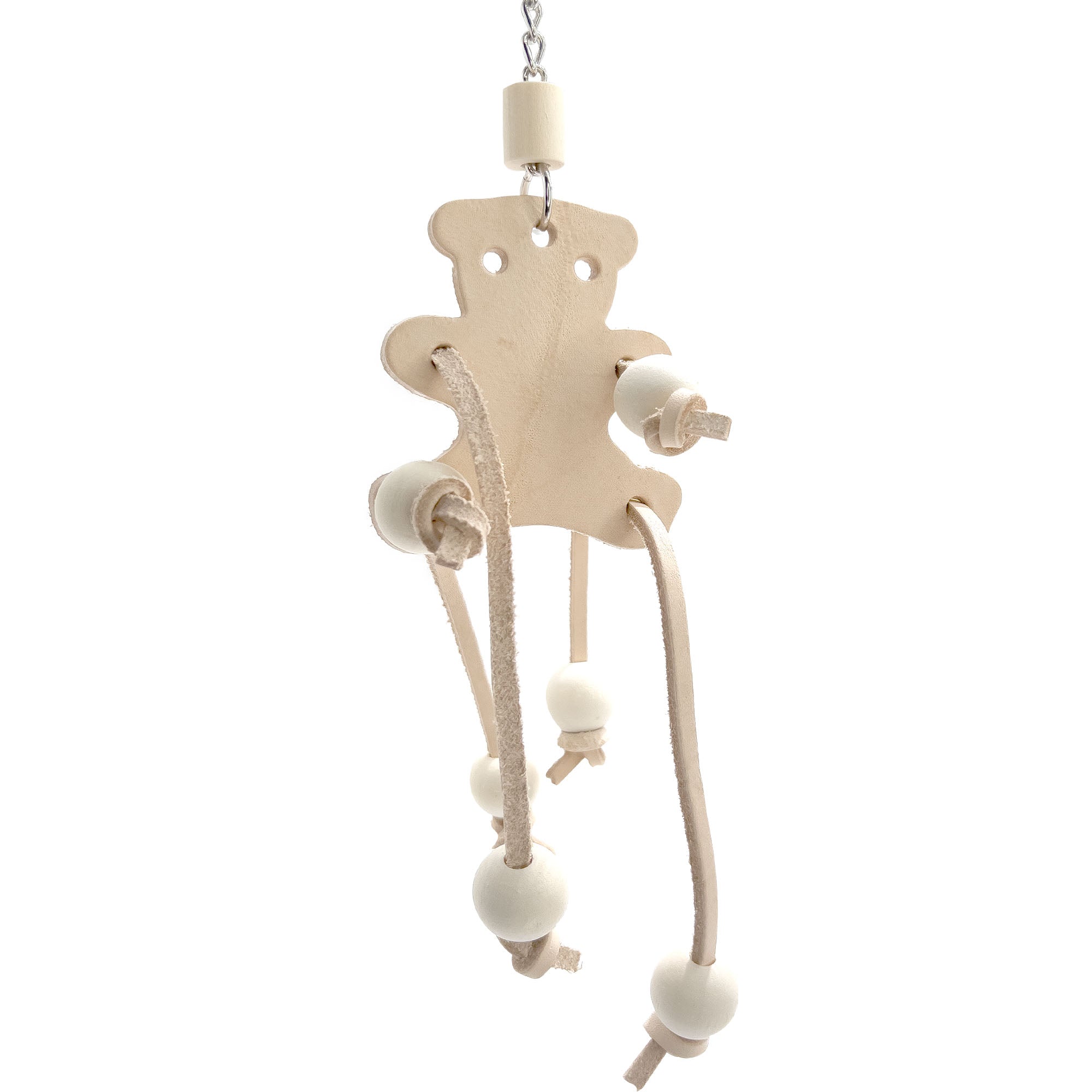 1072 Leather Teddy Bead Puller