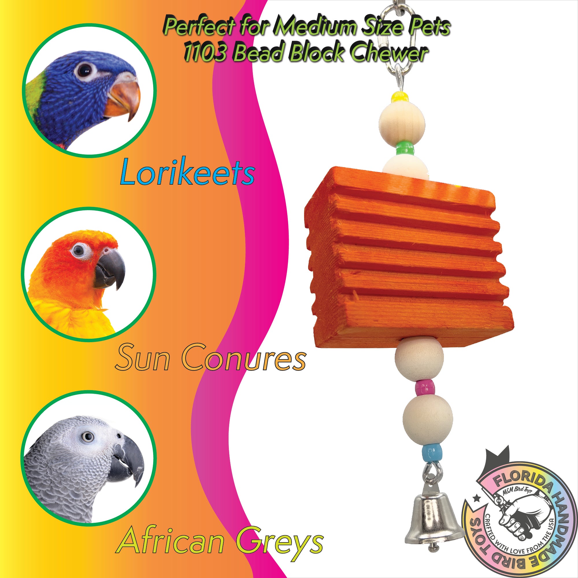 1103 Bead Block Chewer